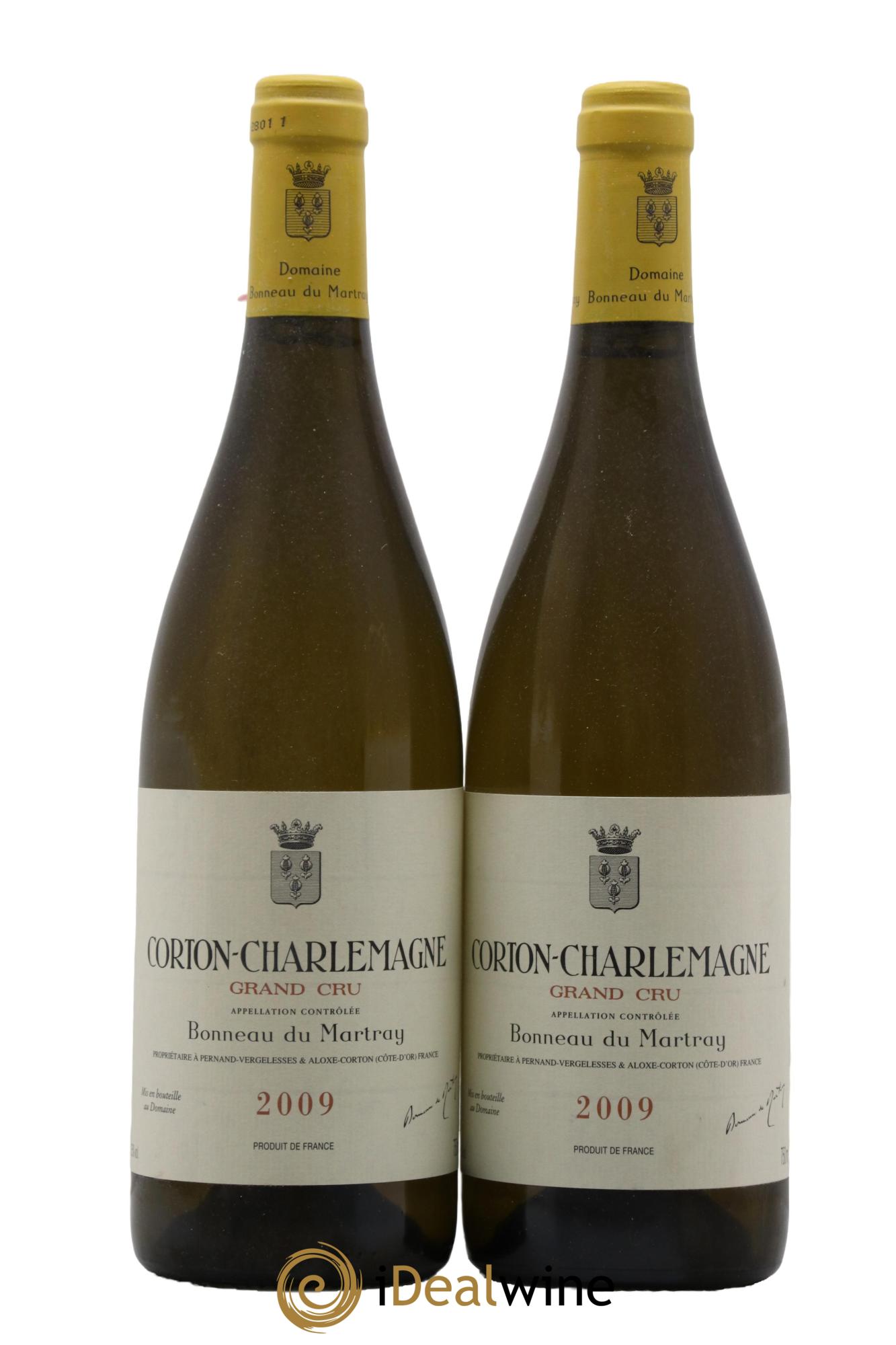 Corton-Charlemagne Grand Cru Bonneau du Martray (Domaine) 2009 - Lot de 2 bouteilles - 0