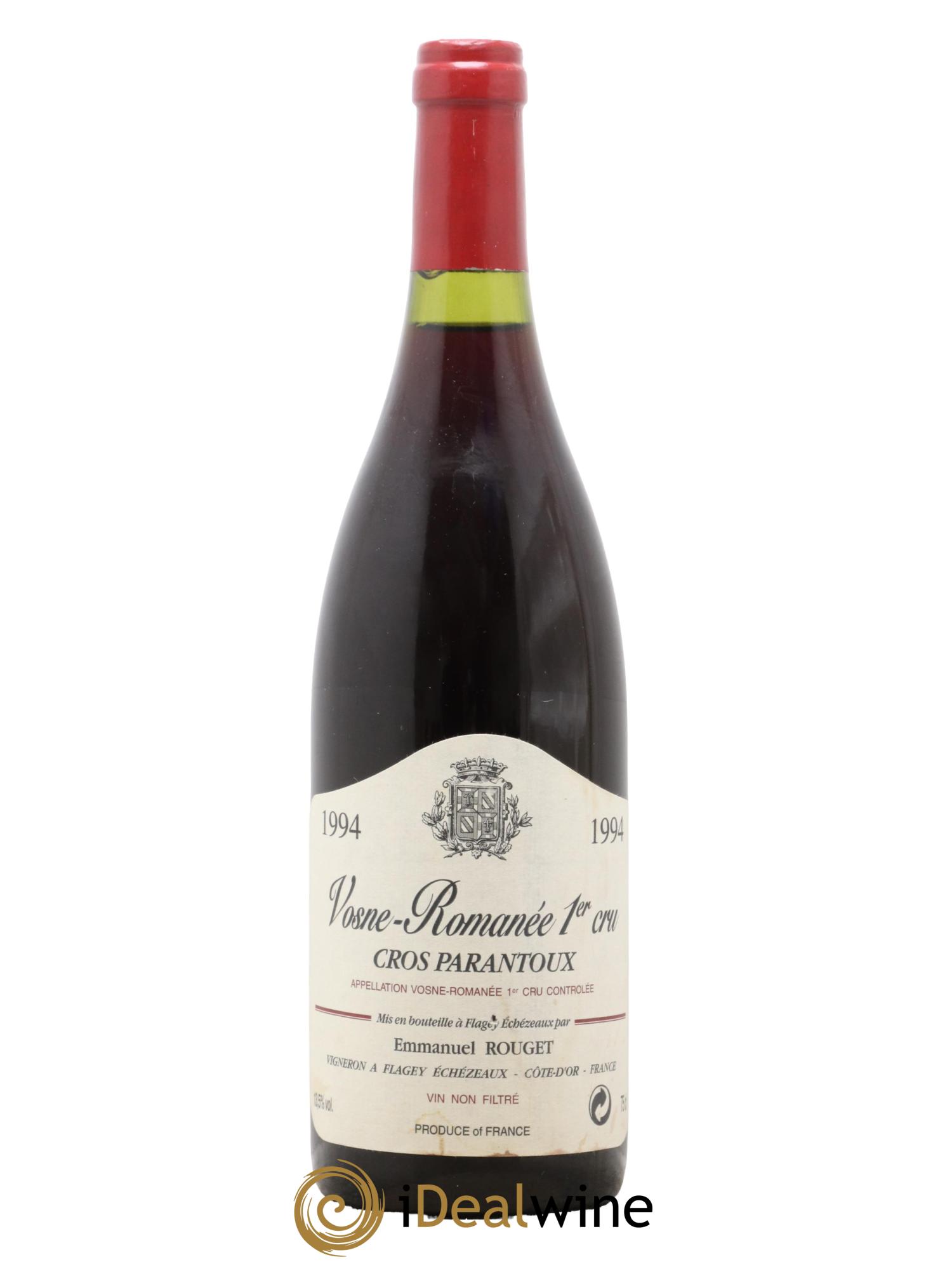 Vosne-Romanée 1er Cru Cros Parantoux Emmanuel Rouget 1994 - Lot of 1 bottle - 0