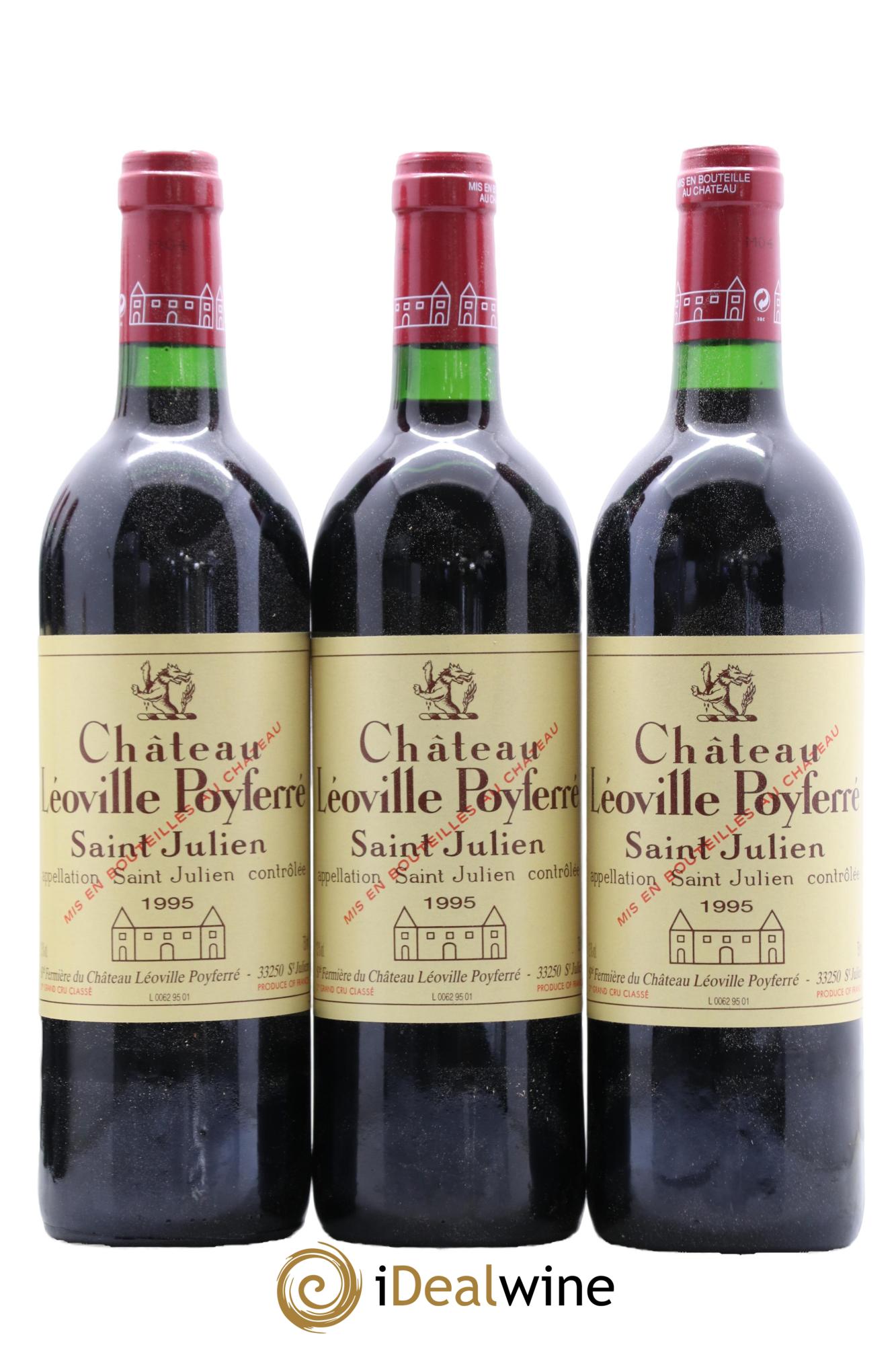 Château Léoville Poyferré 2ème Grand Cru Classé 1995 - Lot of 12 bottles - 3