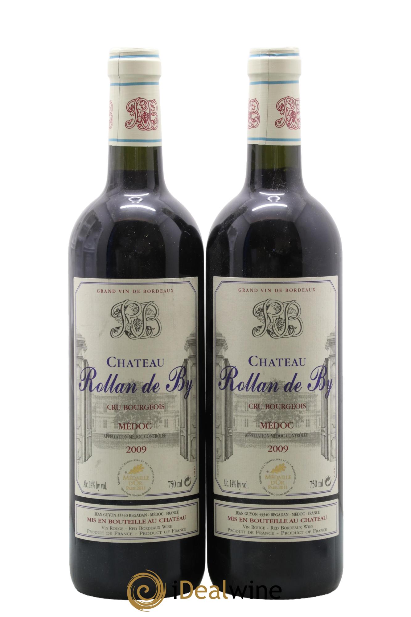 Château Rollan de By Cru Bourgeois 2009 - Lotto di 2 bottiglie - 0