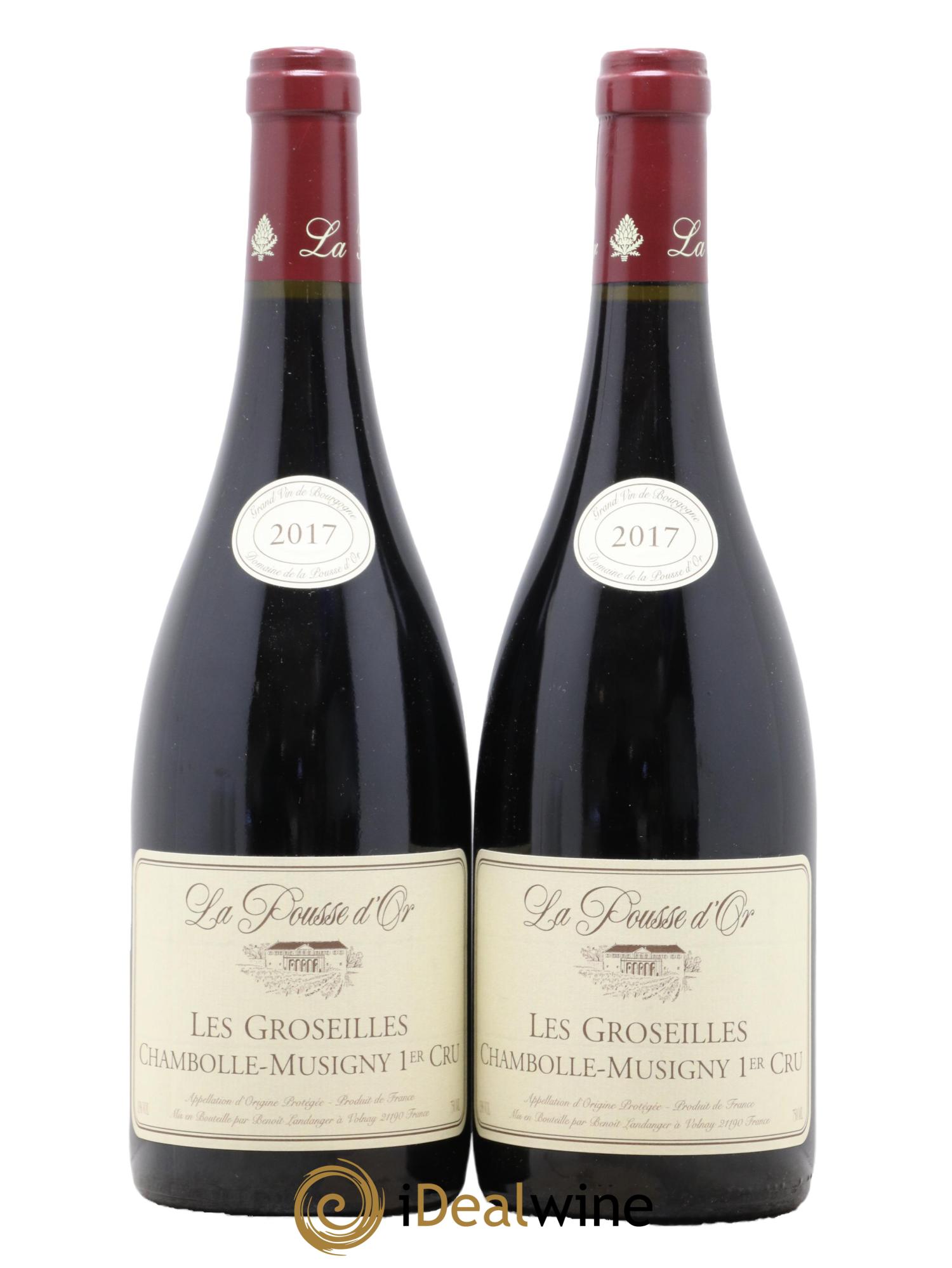 Chambolle-Musigny 1er Cru Les Groseilles La Pousse d'Or (Domaine de) 2017 - Lot de 2 bouteilles - 0