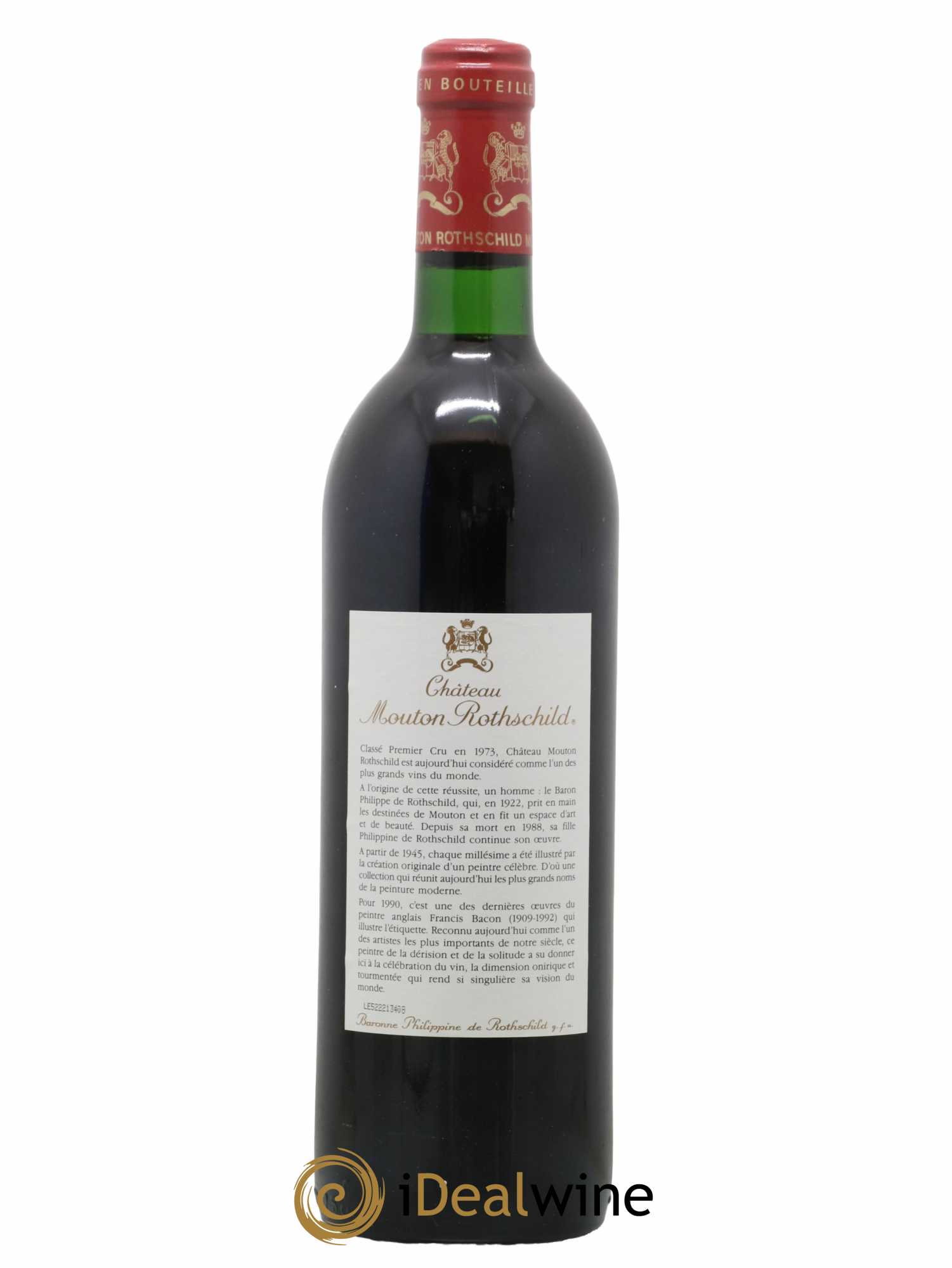 Château Mouton Rothschild 1er Grand Cru Classé  1990 - Lot of 1 bottle - 1