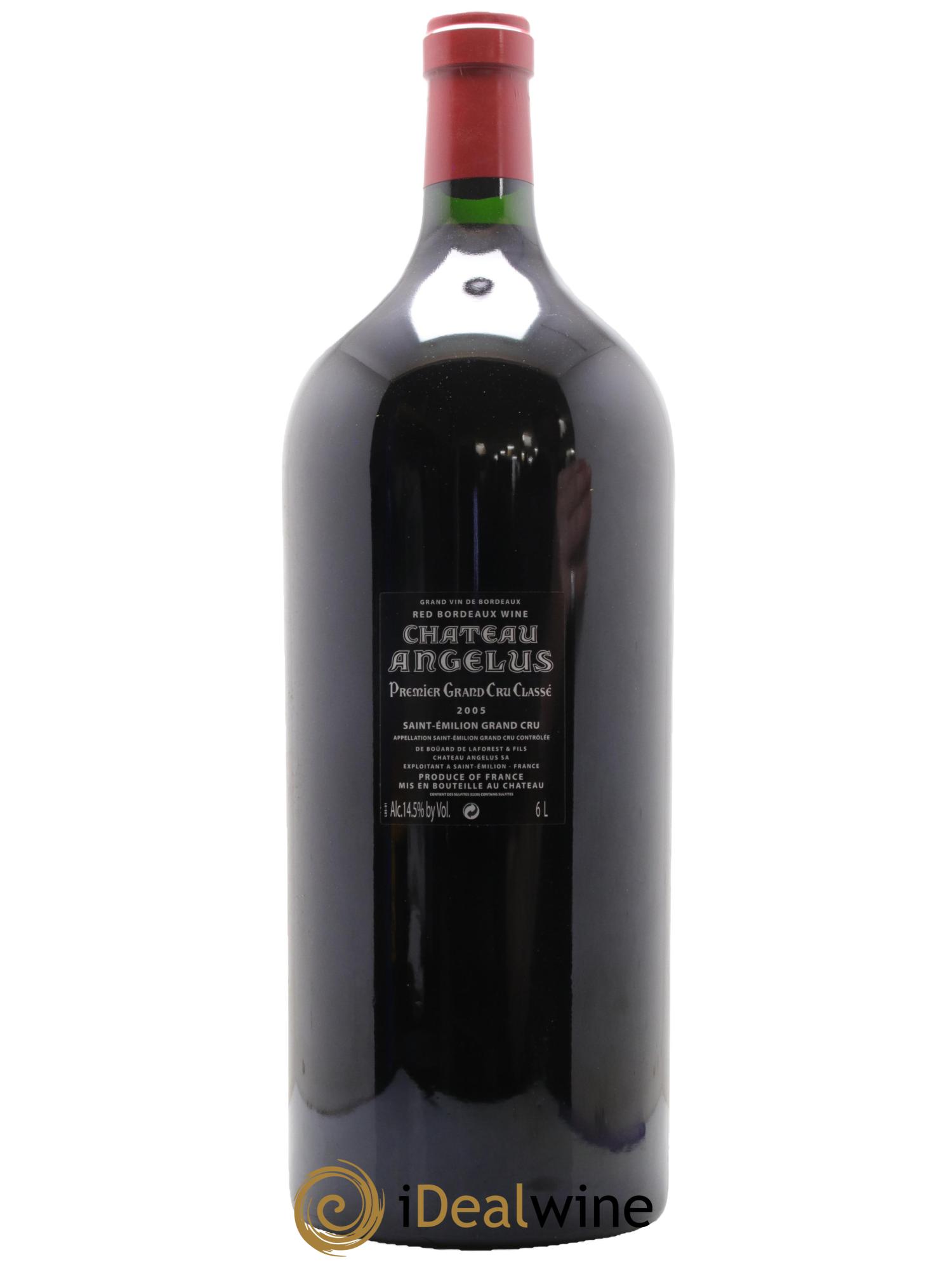 Château Angélus 1er Grand Cru Classé A 2005 - Lot de 1 impériale - 2