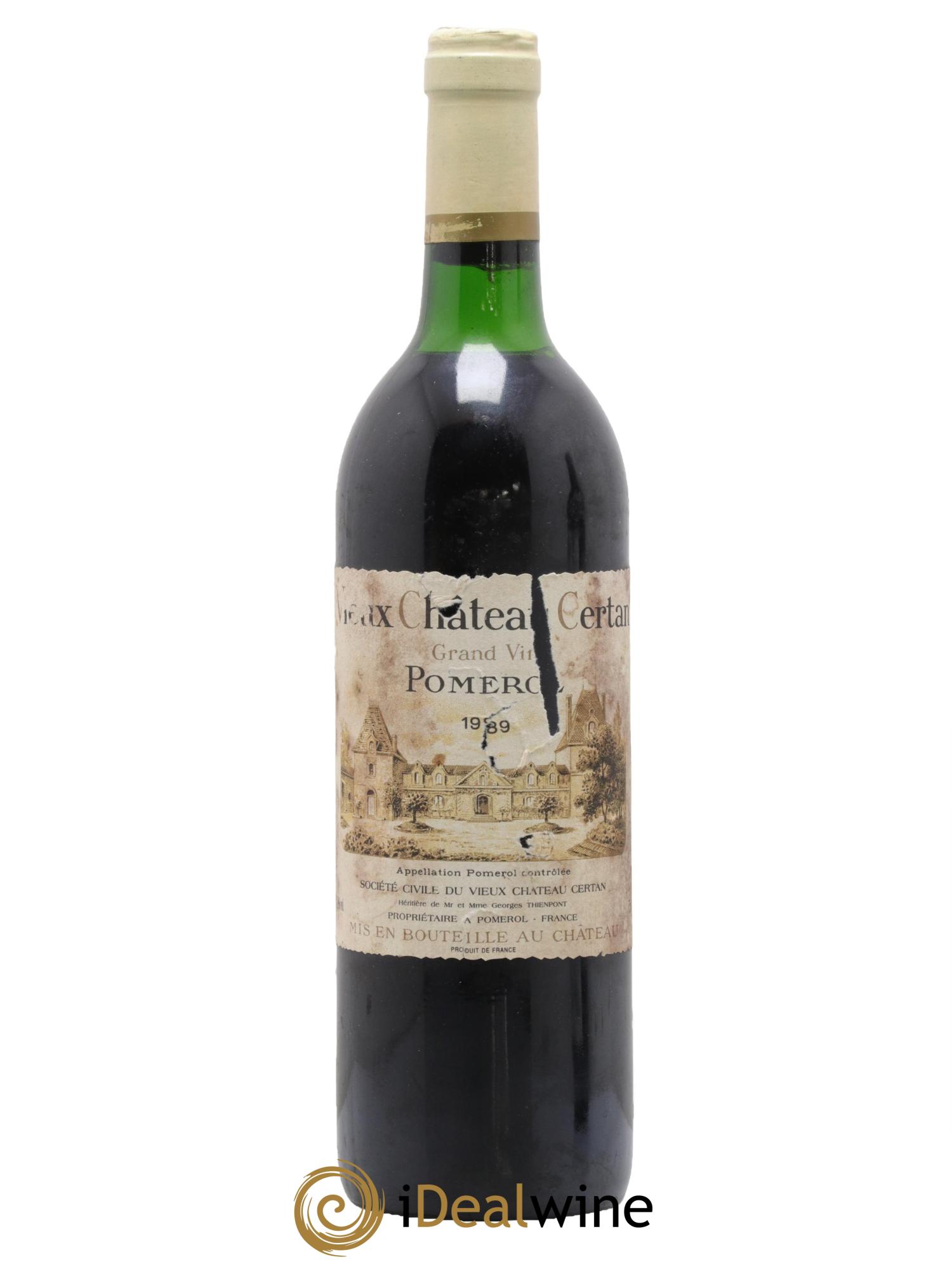 Vieux Château Certan 1989 - Posten von 1 Flasche - 0