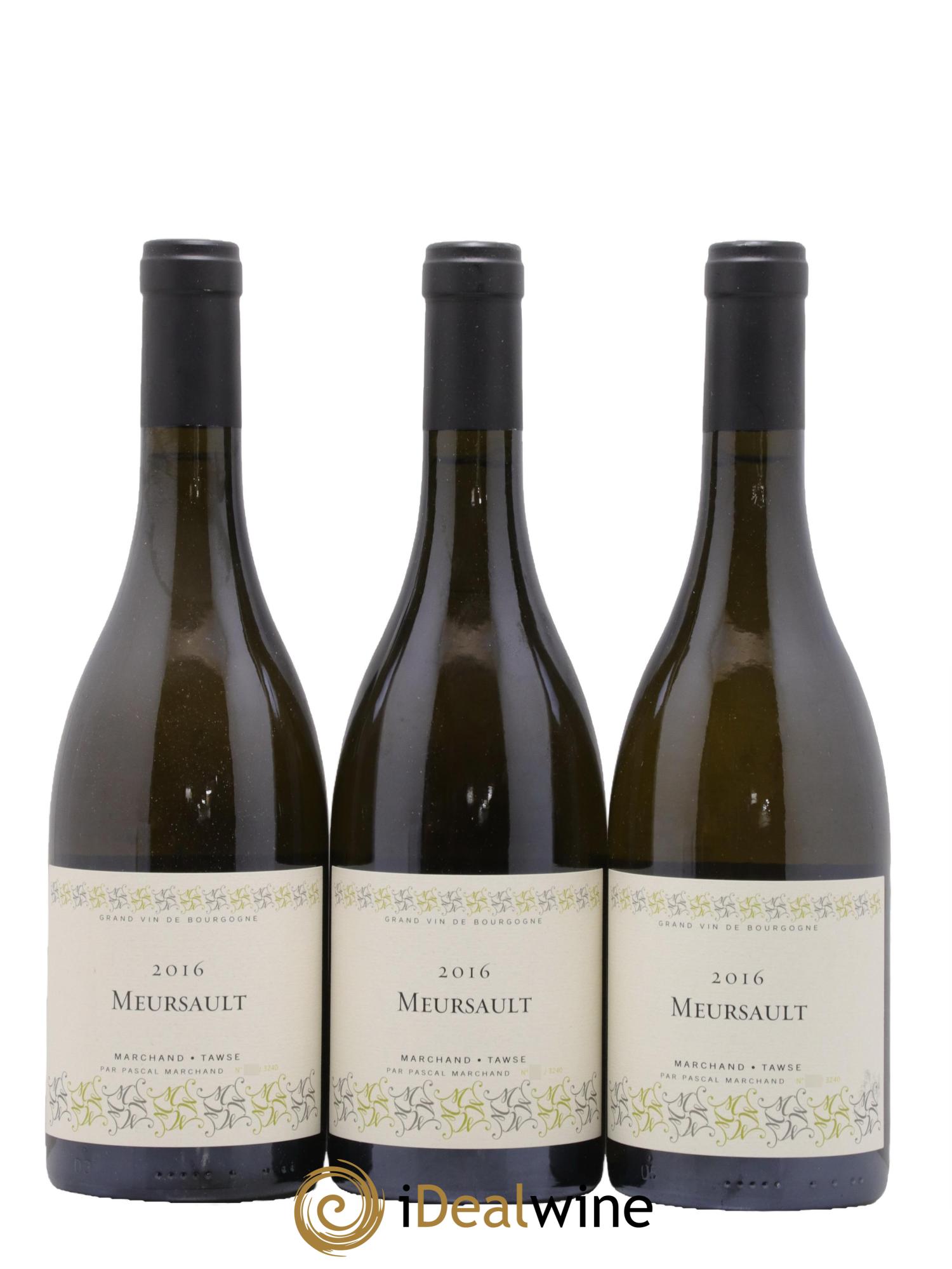 Meursault Domaine Marchand-Tawse 2016 - Lot de 3 bouteilles - 0