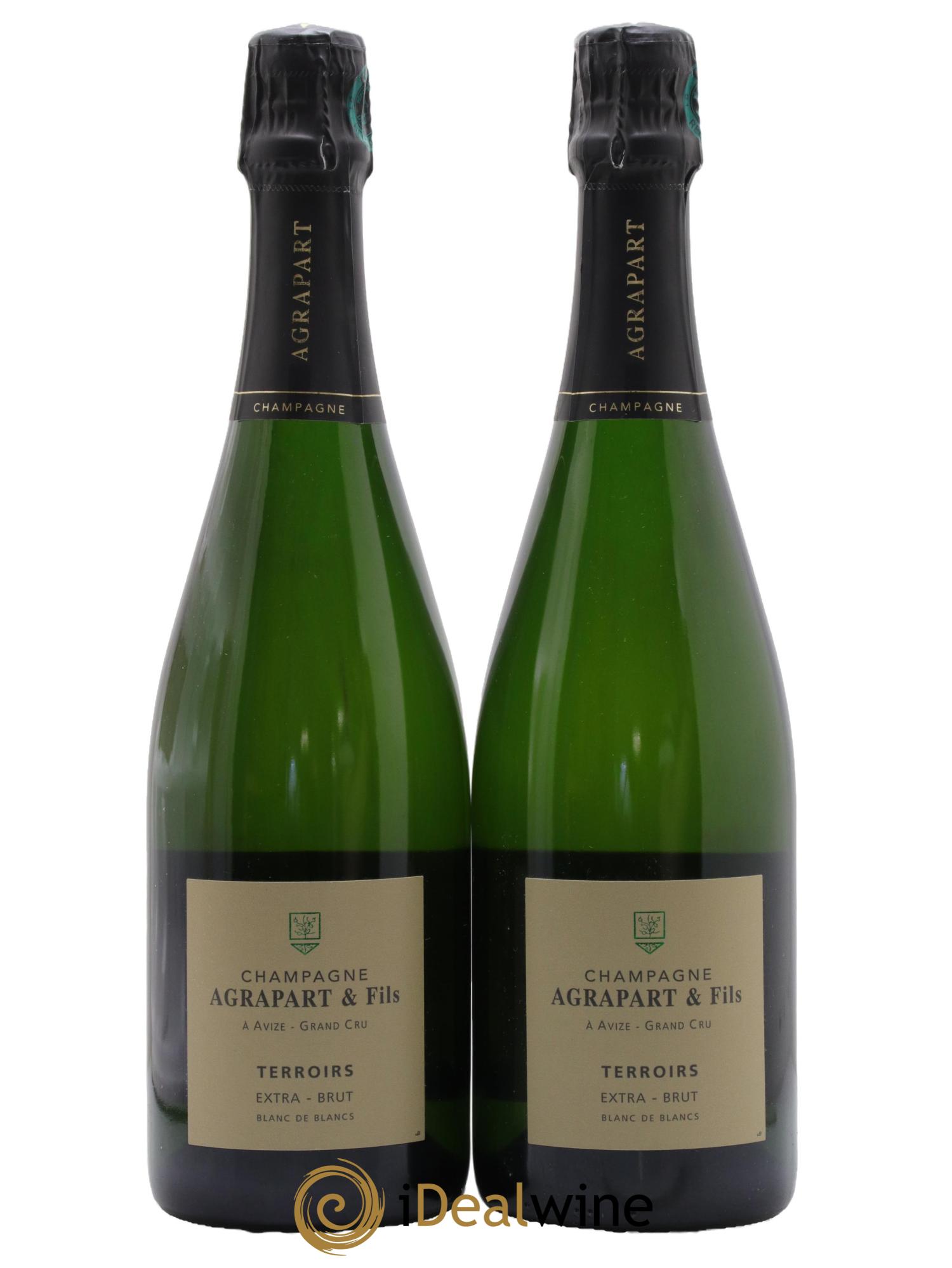 Terroirs Extra-Brut Blanc de blancs Agrapart & Fils - Lot of 2 bottles - 0