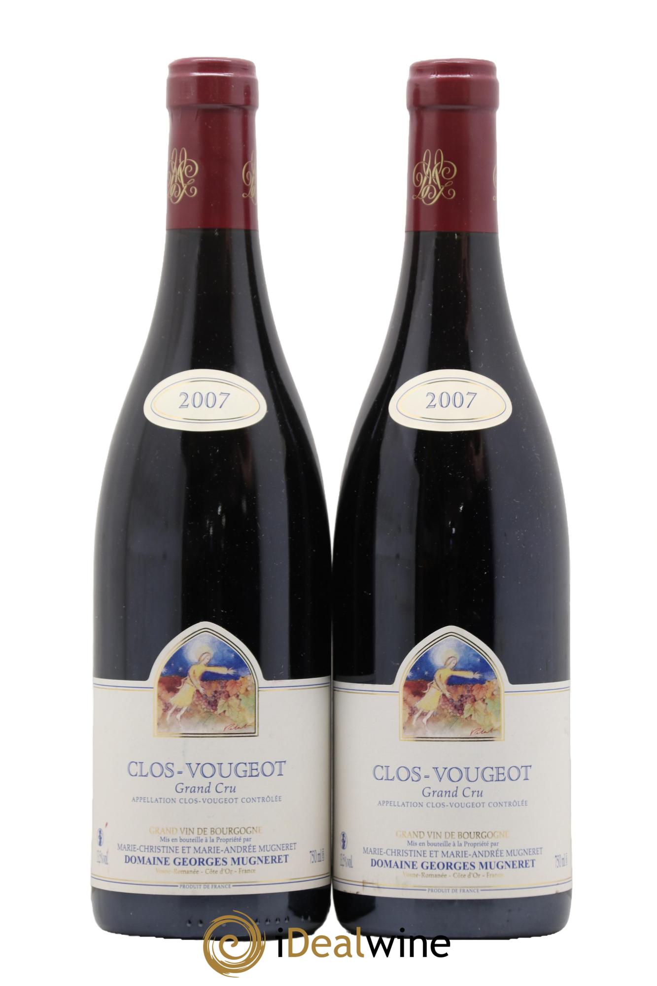 Clos de Vougeot Grand Cru Georges Mugneret-Gibourg (Domaine) 2007 - Lot of 2 bottles - 0