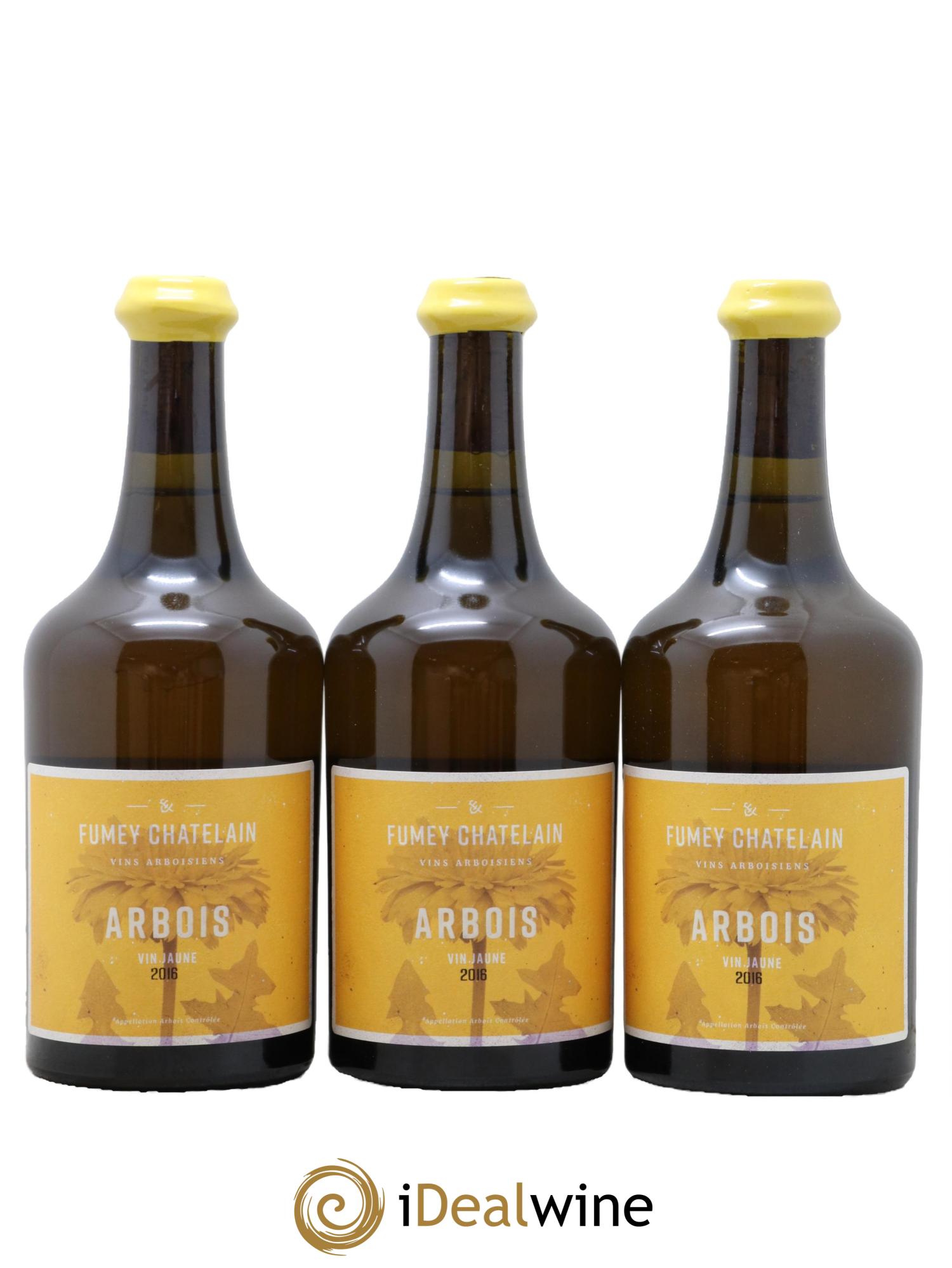 Arbois Vin Jaune Fumey-Chatelain 2016 - Posten von 3 Clavelin - 0