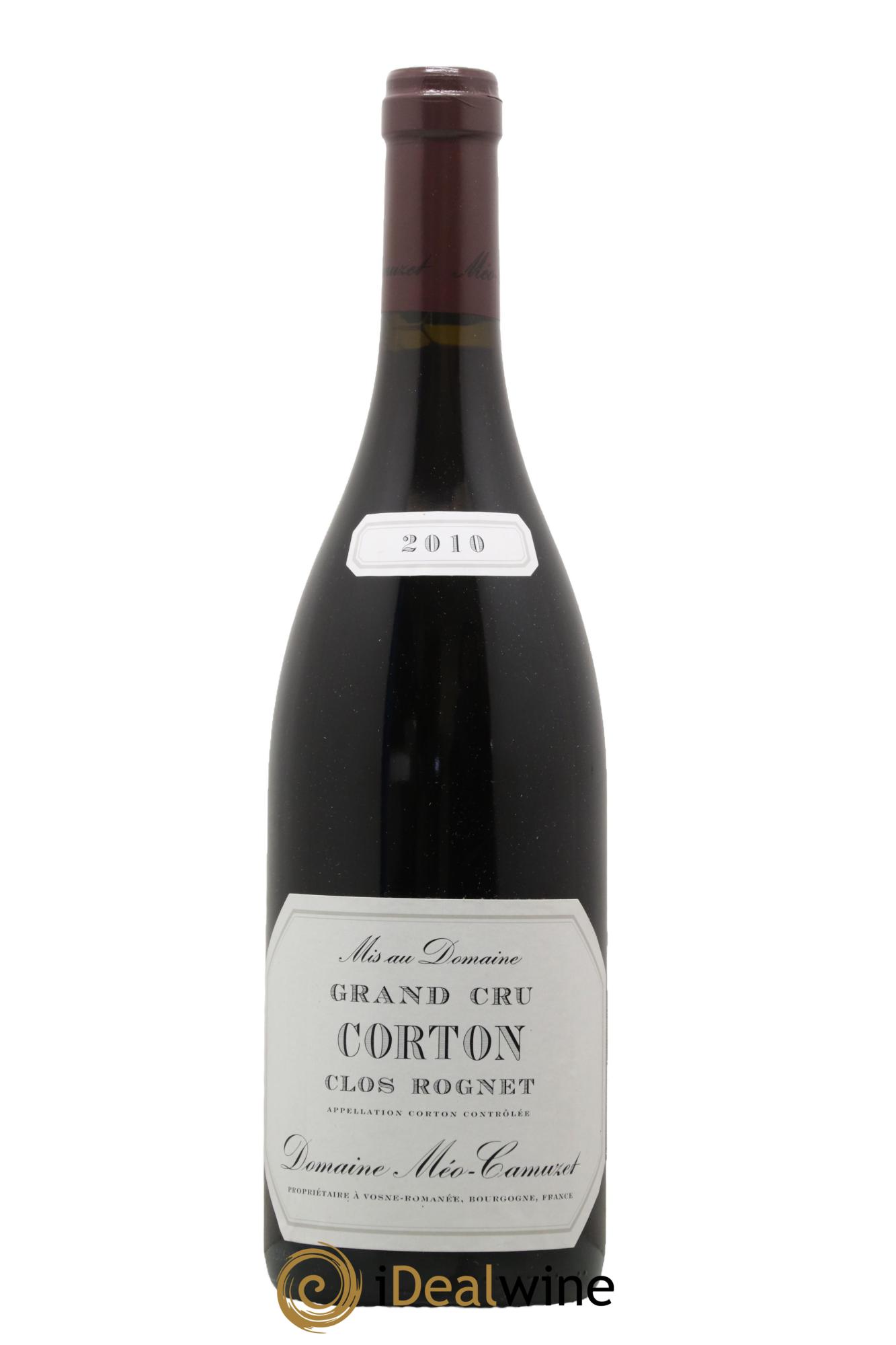 Corton Grand Cru Clos Rognet Méo-Camuzet (Domaine) 2010 - Lot de 1 bouteille - 0