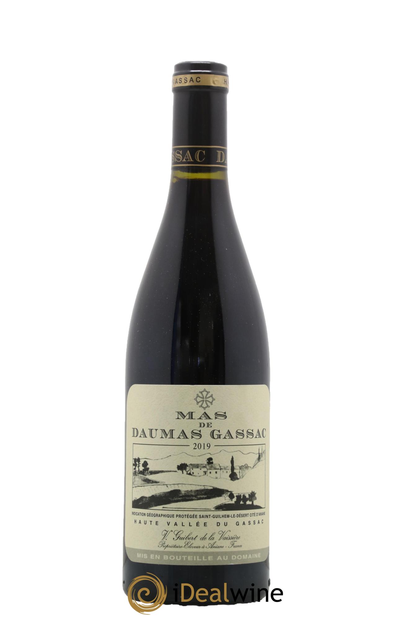 IGP St Guilhem-le-Désert - Cité d'Aniane Mas Daumas Gassac Famille Guibert de La Vaissière 2019 - Posten von 1 Flasche - 0