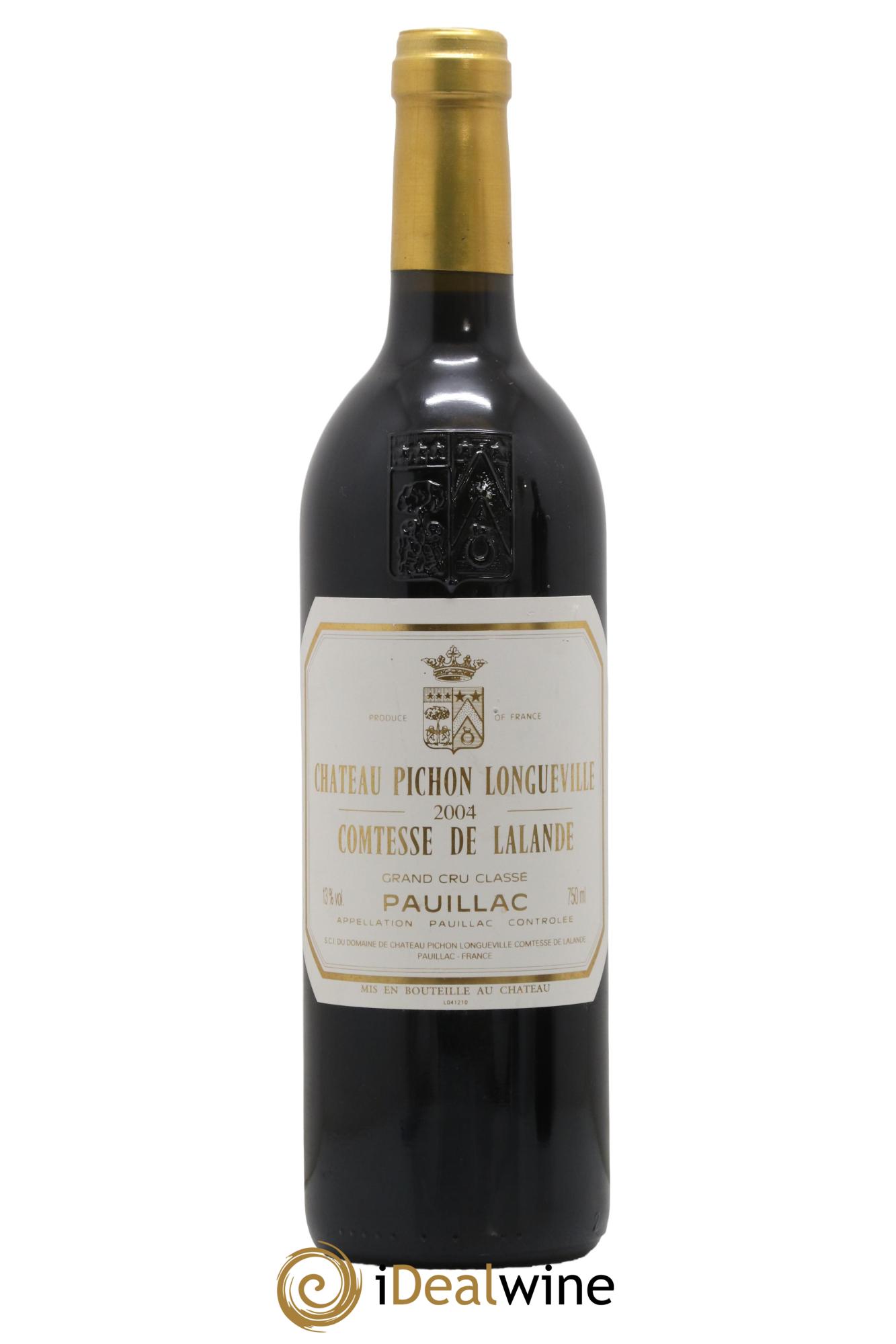 Château Pichon Longueville Comtesse de Lalande 2ème Grand Cru Classé 2004 - Lot of 1 bottle - 0