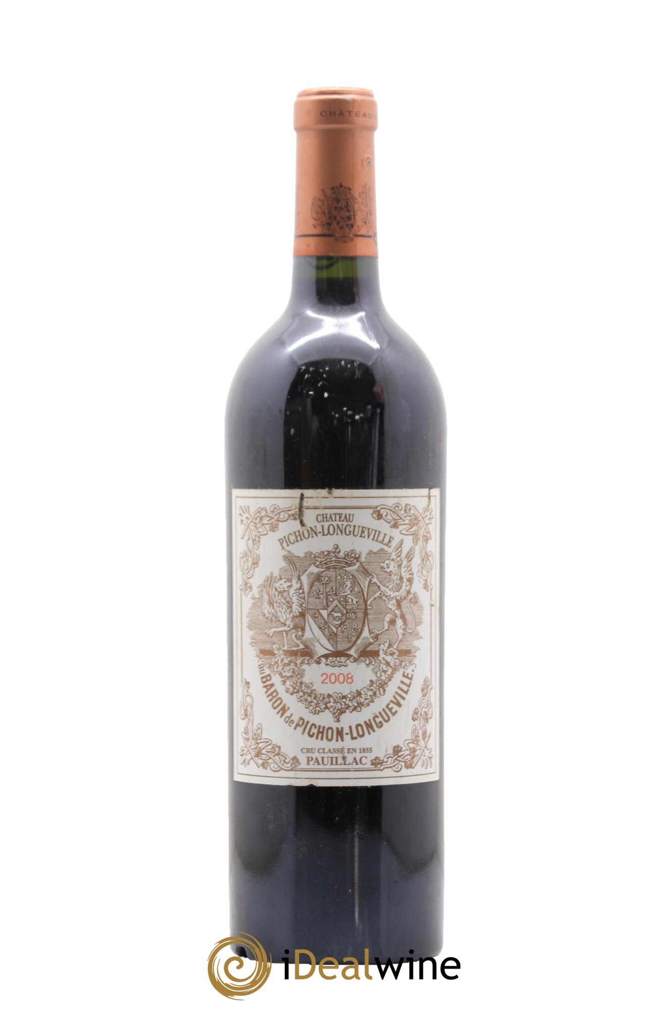 Pichon Longueville Baron 2ème Grand Cru Classé 2008 - Posten von 1 Flasche - 0