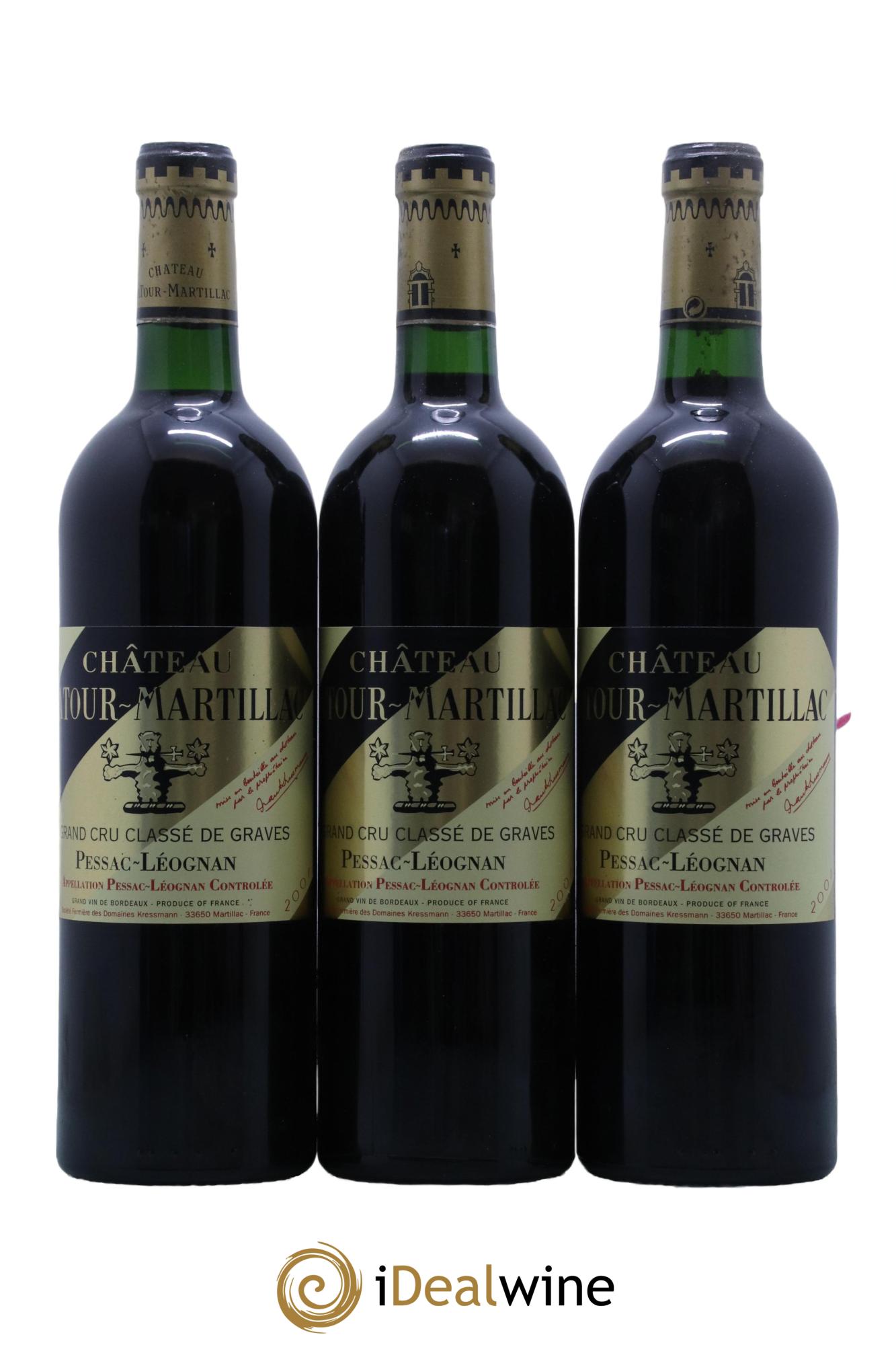 Château Latour-Martillac Cru Classé de Graves  2001 - Posten von 12 Flaschen - 4