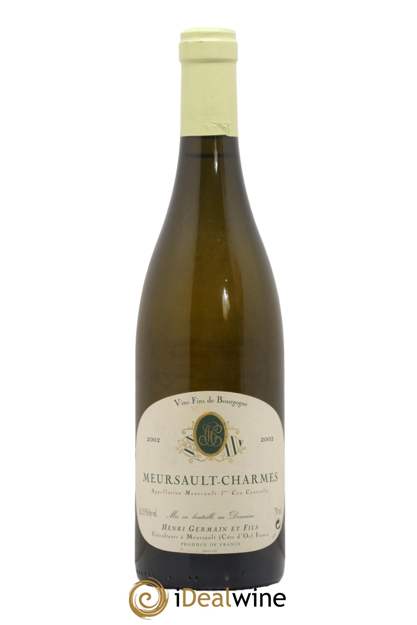 Meursault 1er Cru Charmes Henri Germain 2002 - Lot of 1 bottle - 0