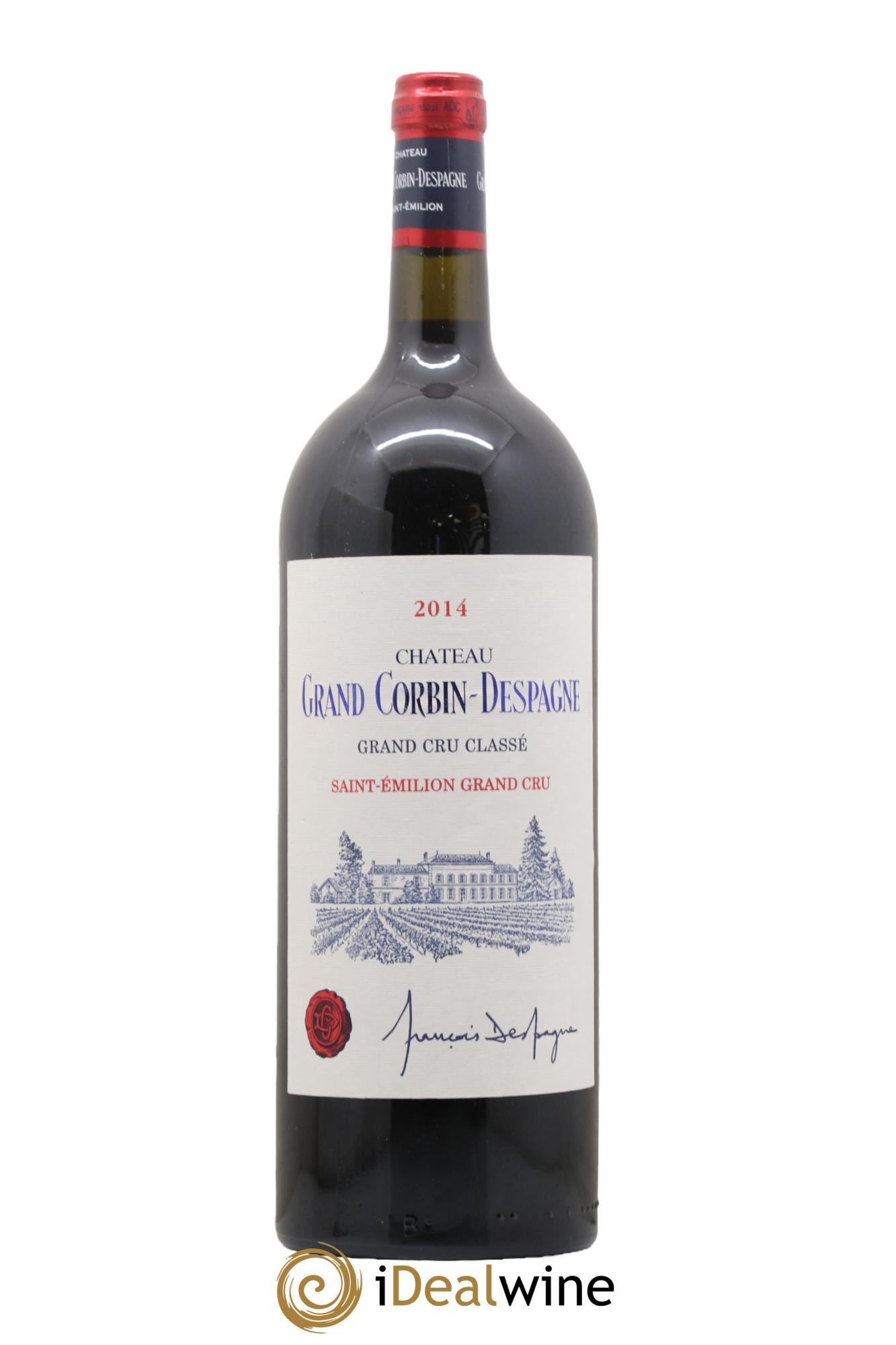 Château Grand Corbin Despagne Grand Cru Classé 2014 - Lot of 1 magnum - 0