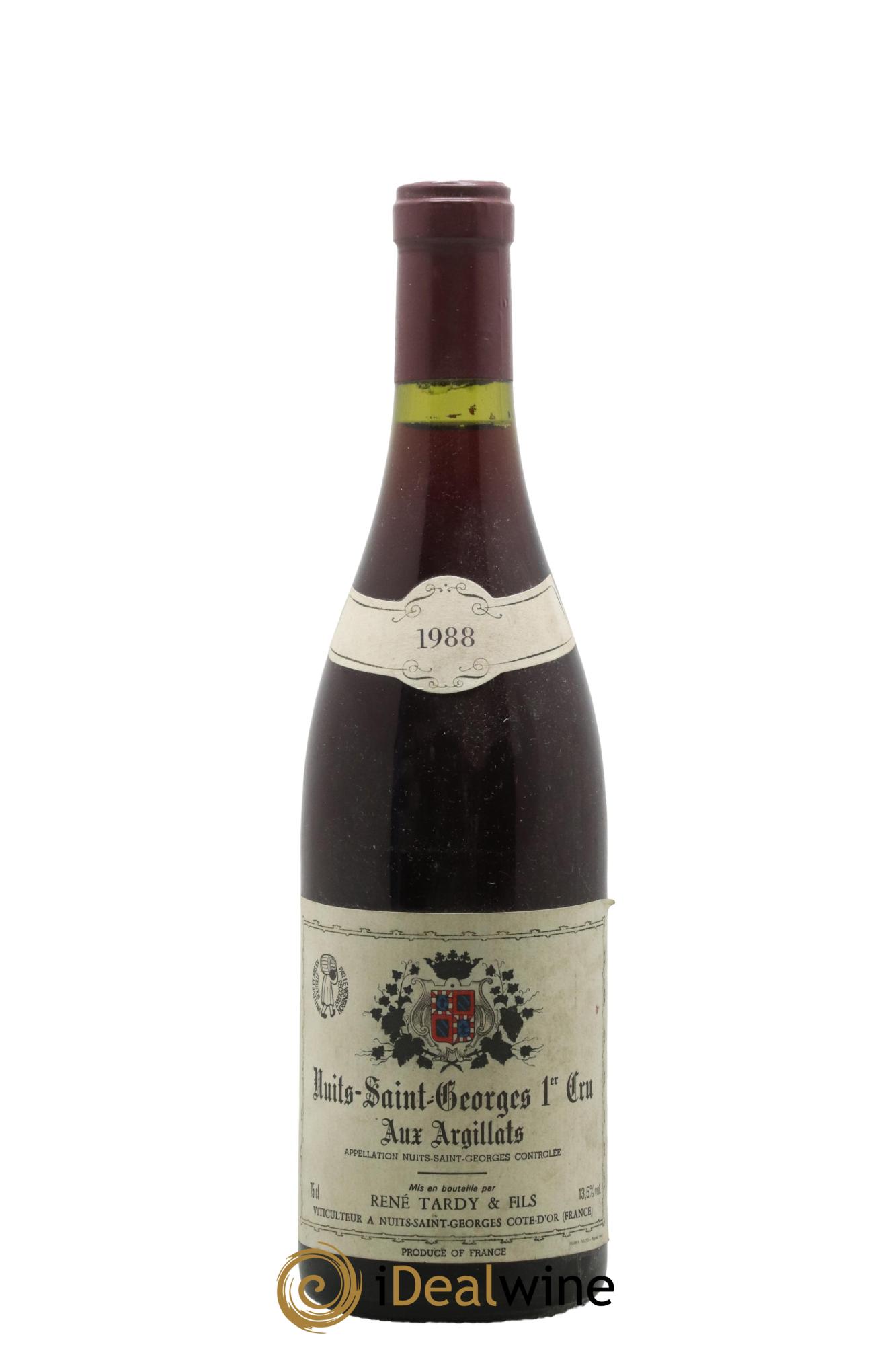 Nuits Saint-Georges 1er Cru Aux Argillats Rene Tardy 1988 - Lotto di 1 bottiglia - 0