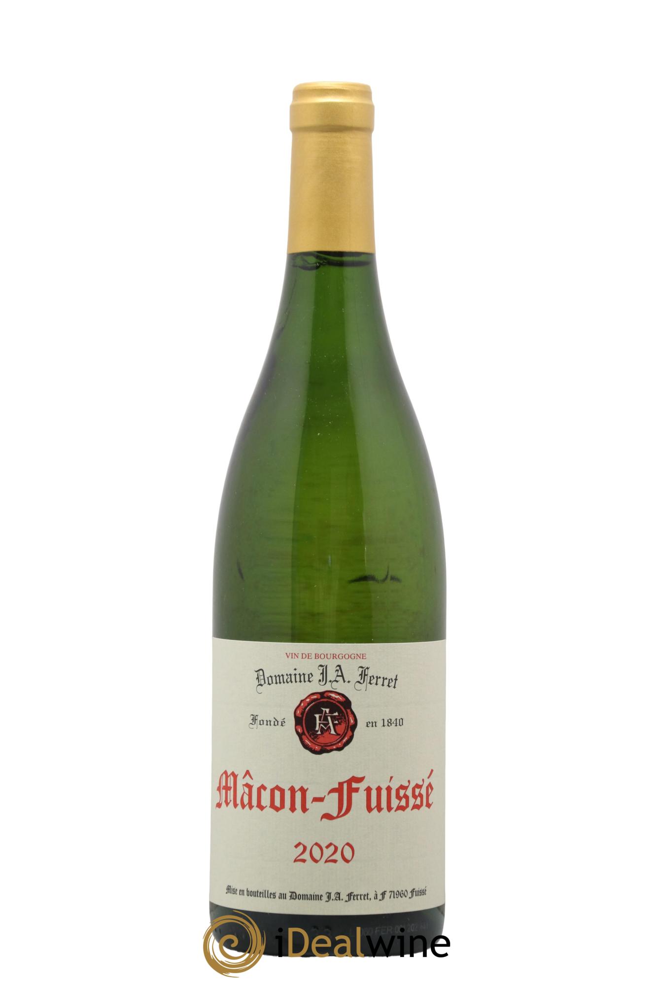 Mâcon-Fuissé J.A. Ferret (Domaine) 2020 - Lot de 1 bouteille - 0