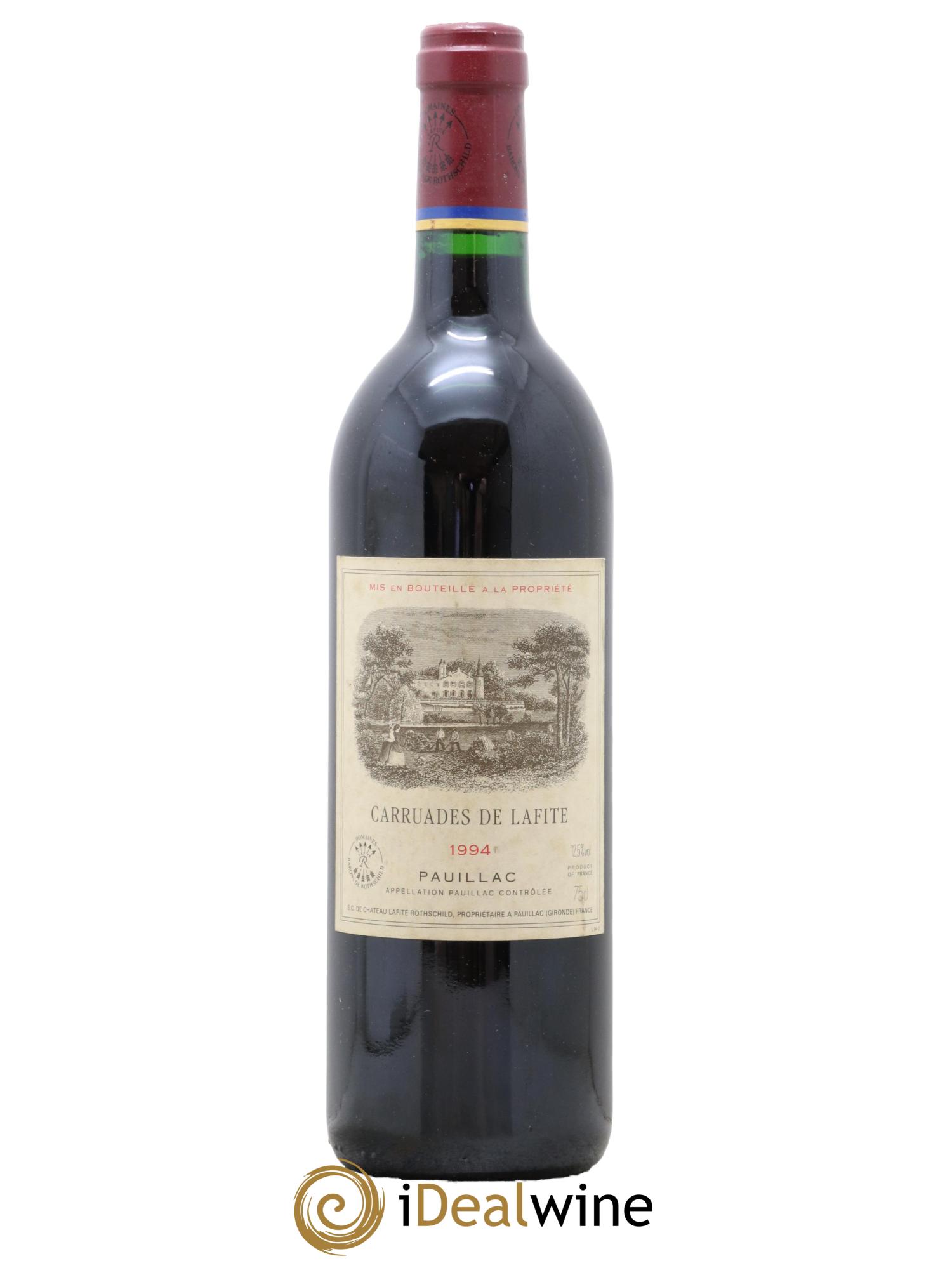 Carruades de Lafite Rothschild Second Vin 1994 - Posten von 1 Flasche - 0