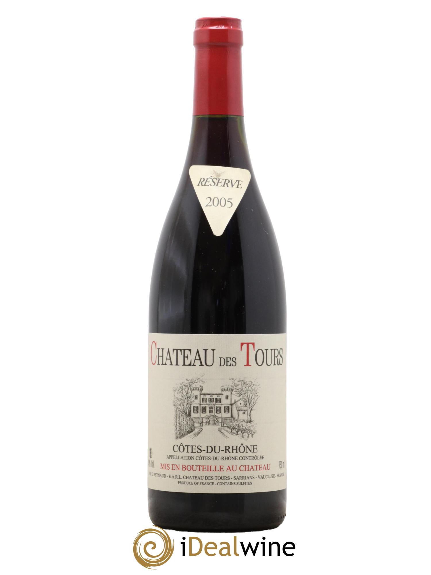 Côtes du Rhône Château des Tours Emmanuel Reynaud 2005 - Posten von 1 Flasche - 0