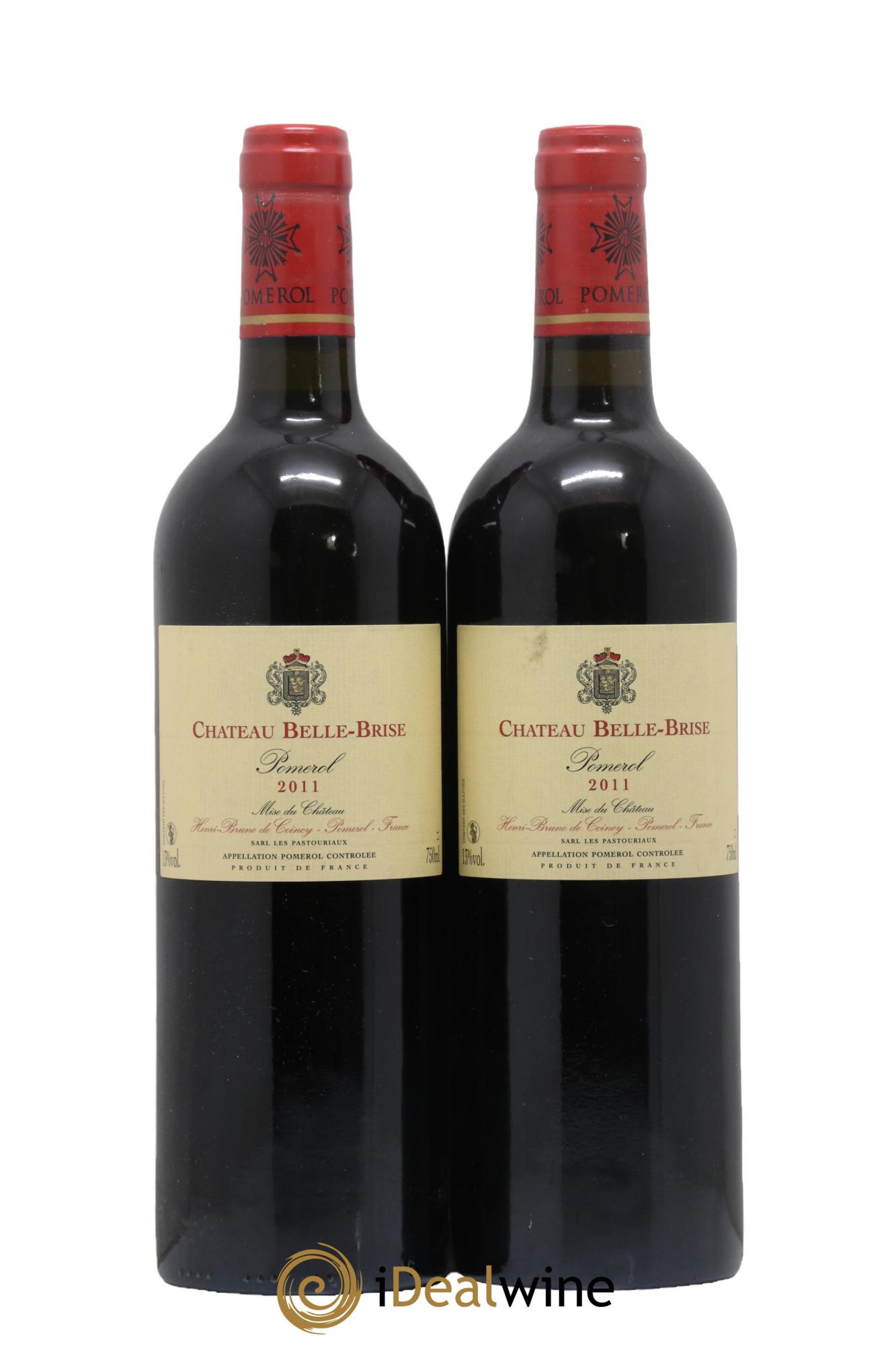 Château Belle-Brise 2011 - Lotto di 2 bottiglie - 0