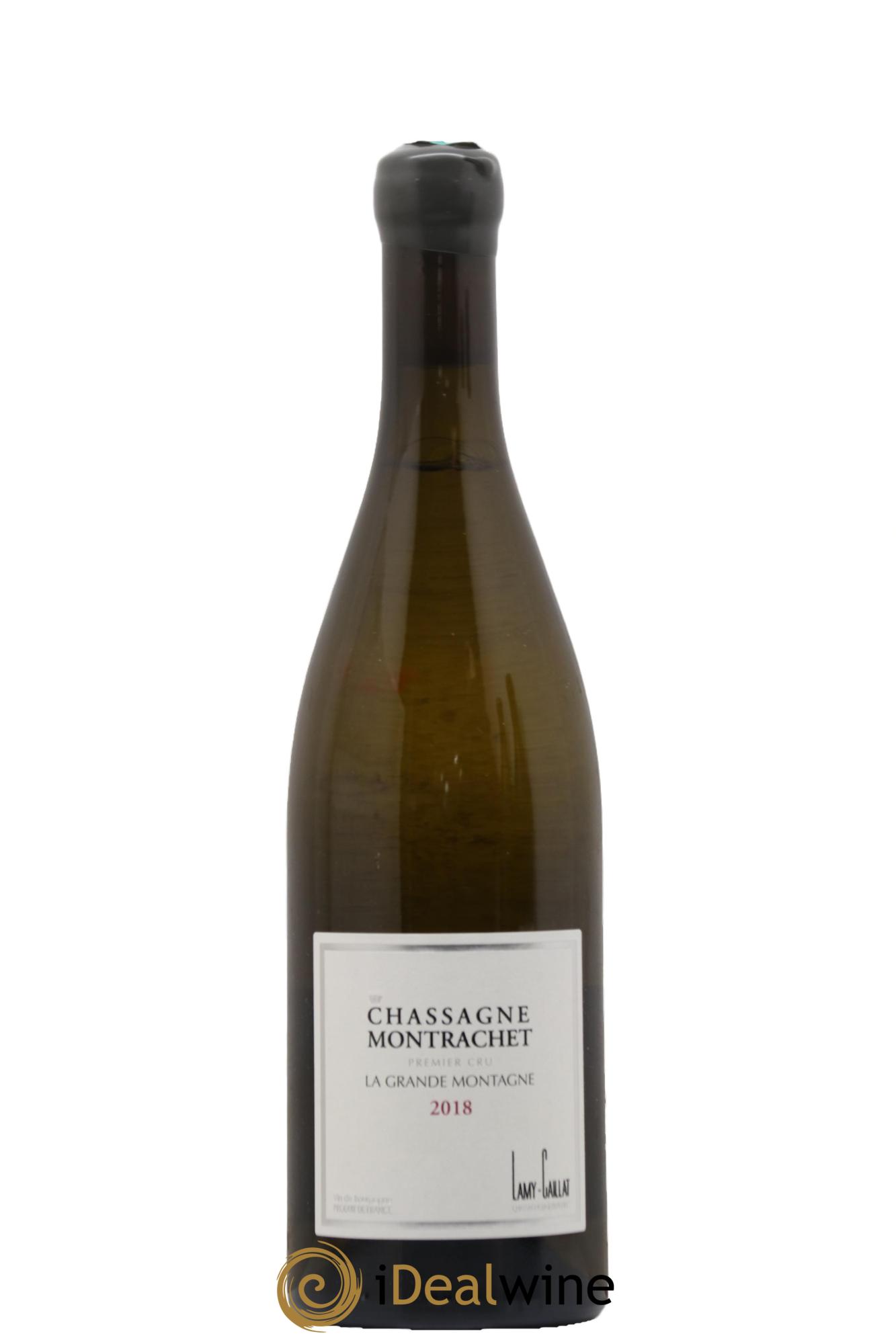 Chassagne-Montrachet 1er Cru La Grande Montagne Lamy-Caillat (Domaine)  2018 - Lot of 1 bottle - 0