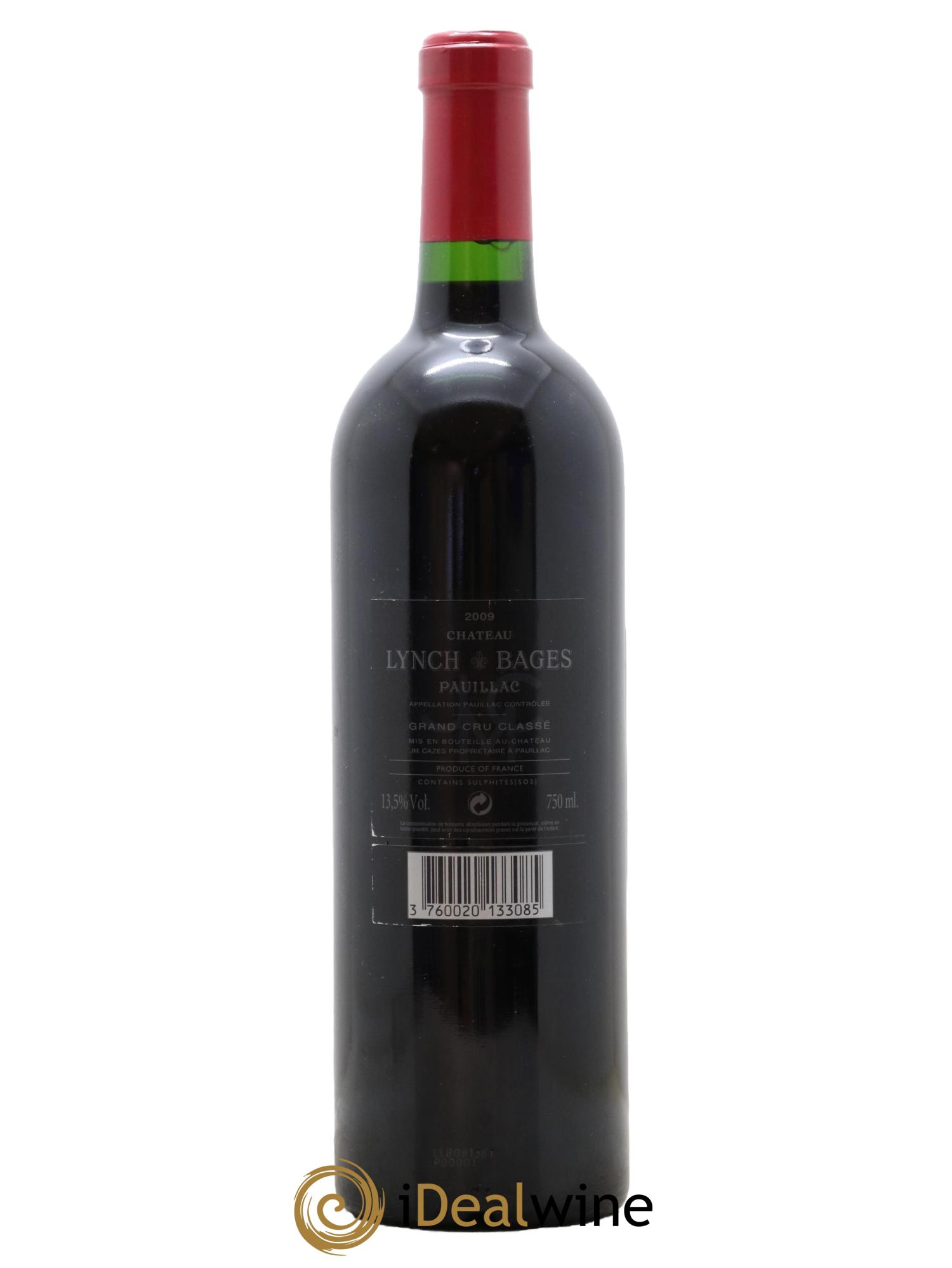 Château Lynch Bages 5ème Grand Cru Classé 2009 - Lot de 1 bouteille - 1