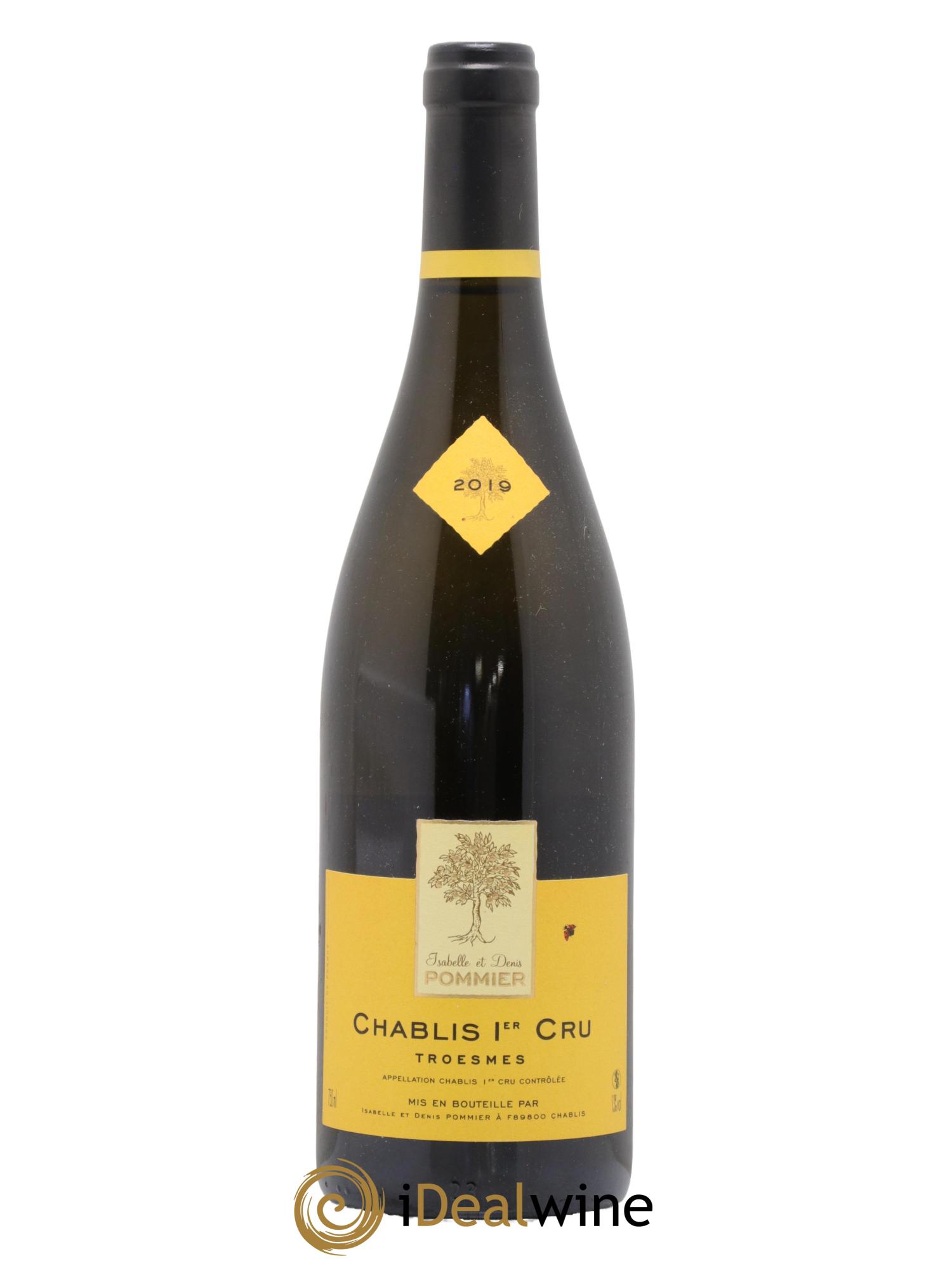 Chablis 1er Cru Troesmes Domaine Pommier 2019 - Lot de 1 bouteille - 0