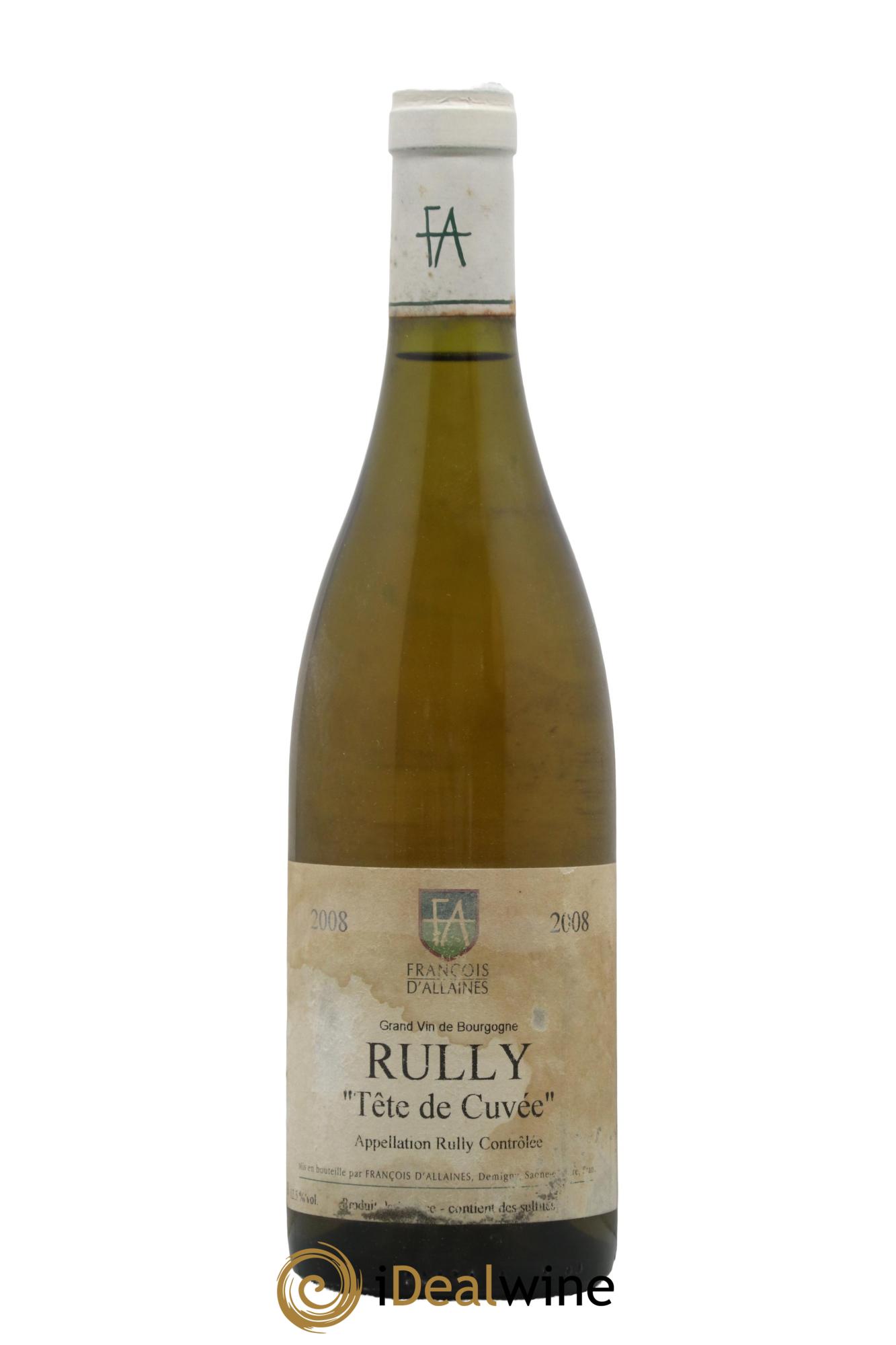 Rully Maison François d'Allaines 2008 - Posten von 1 Flasche - 0