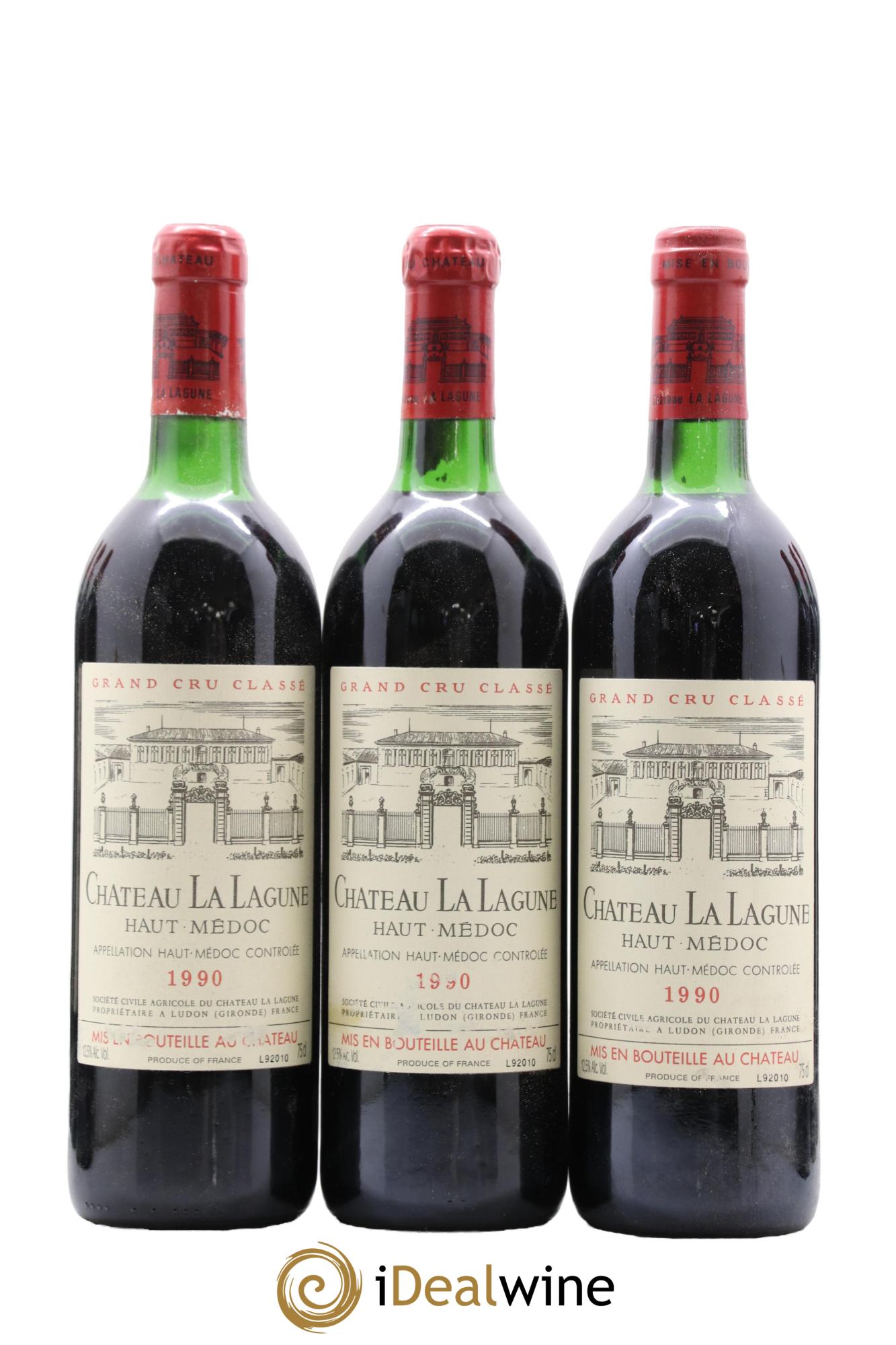 Château la Lagune 3ème Grand Cru Classé 1990 - Posten von 12 Flaschen - 2