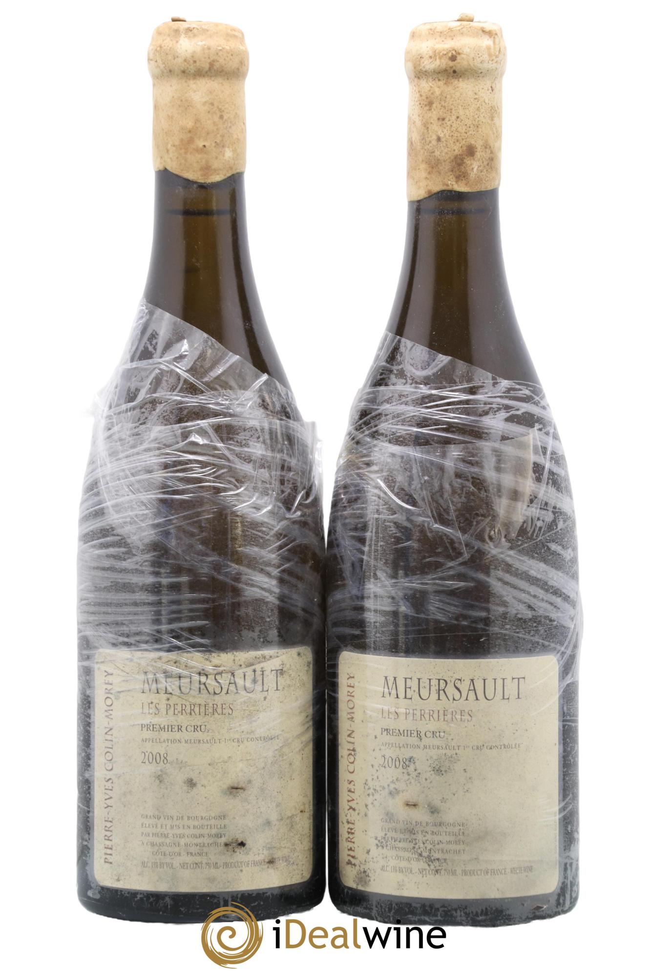 Meursault 1er Cru Les Perrières Pierre-Yves Colin Morey 2008 - Lot de 2 bouteilles - 0