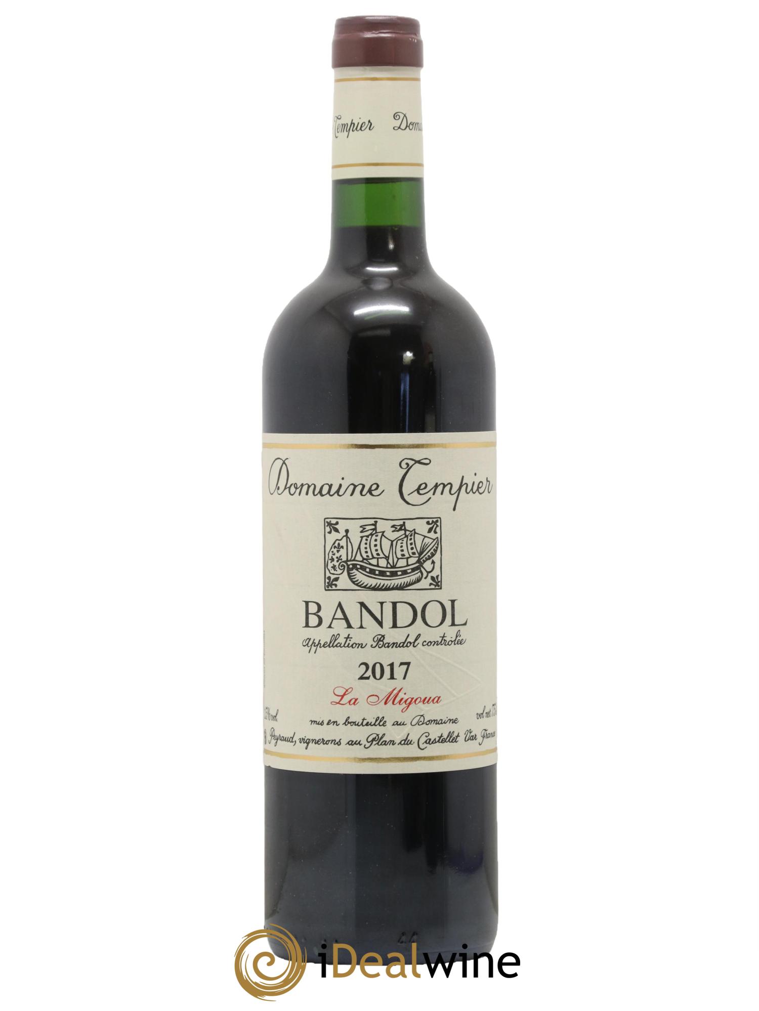 Bandol Domaine Tempier Cuvée La Migoua Famille Peyraud 2017 - Lot de 1 bouteille - 0