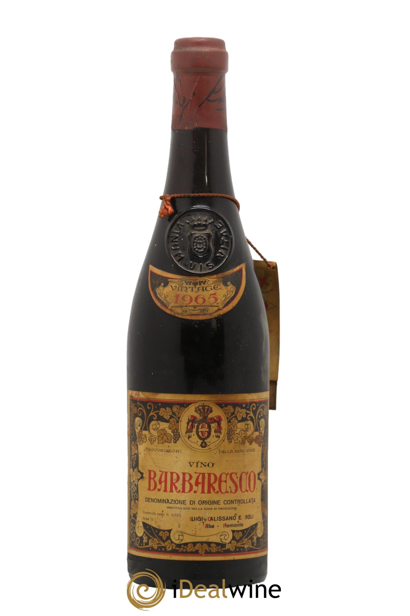 Barbaresco DOCG Vintage Calissano 1965 - Lotto di 1 bottiglia - 0