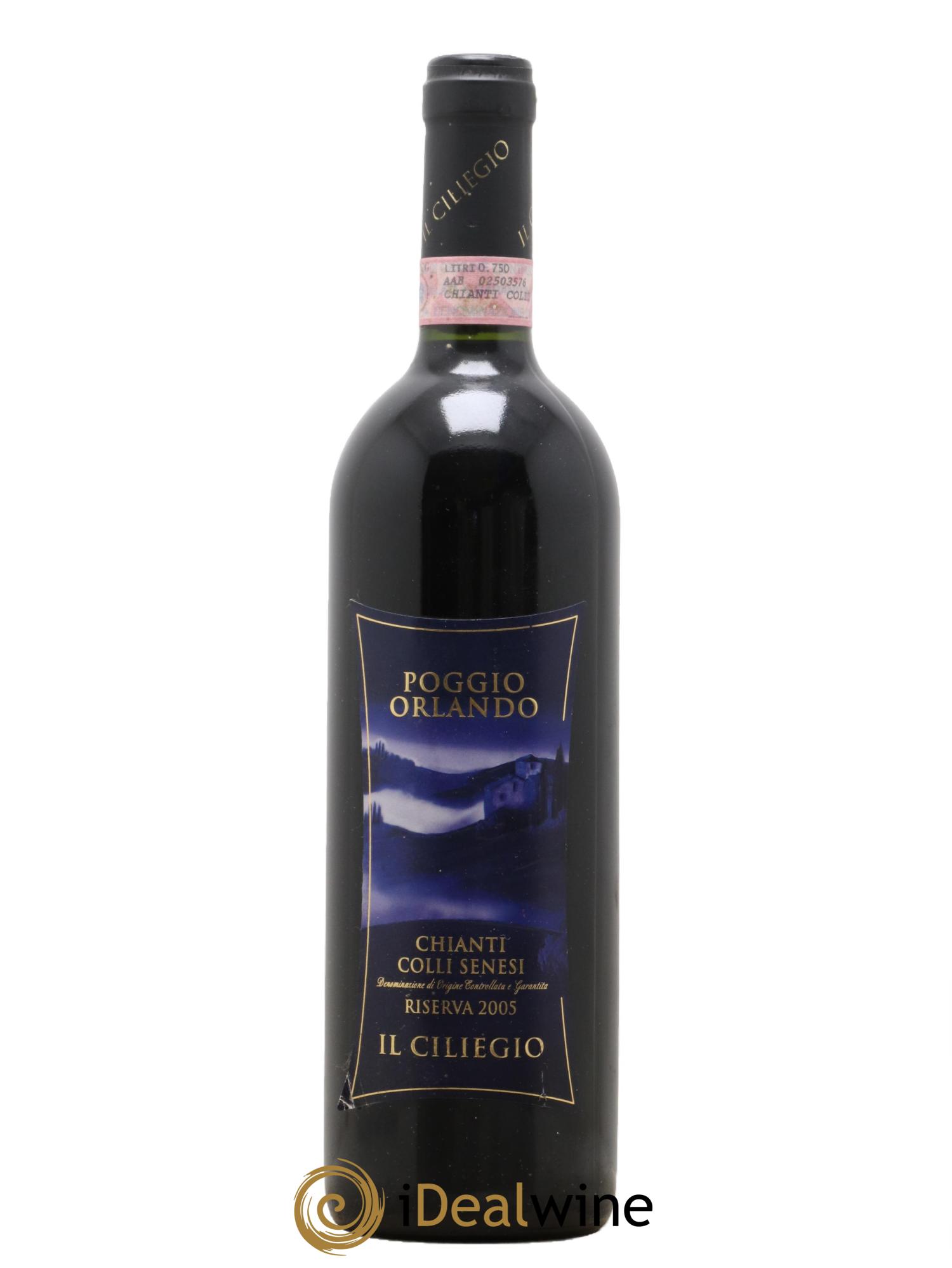 Chianti DOCG Colli Senesi Poggio Orlando Il Ciliegio Riserva 2005 - Lotto di 1 bottiglia - 0