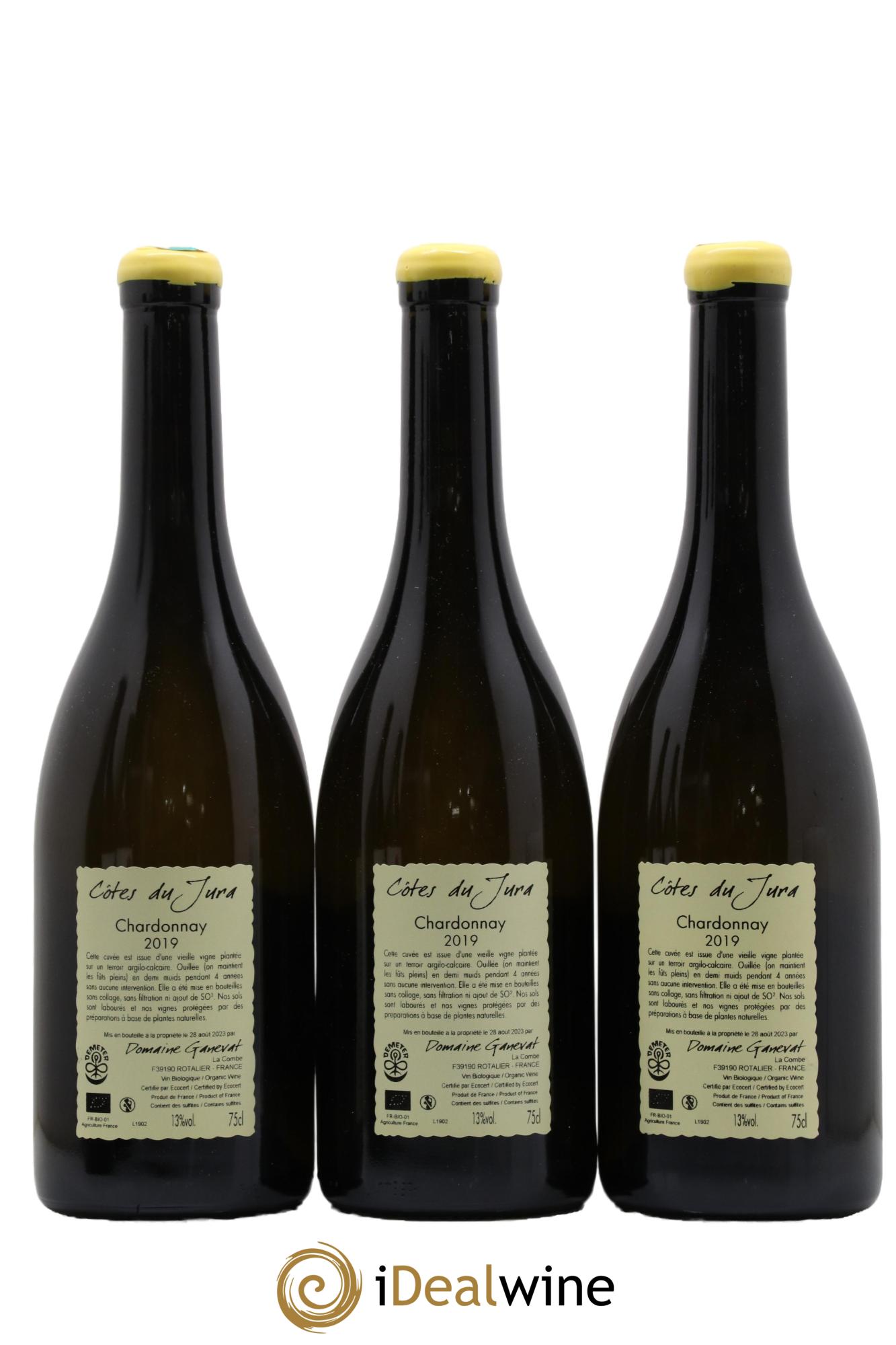 Côtes du Jura Les Chamois du Paradis Jean-François Ganevat (Domaine) 2019 - Lot of 3 bottles - 1