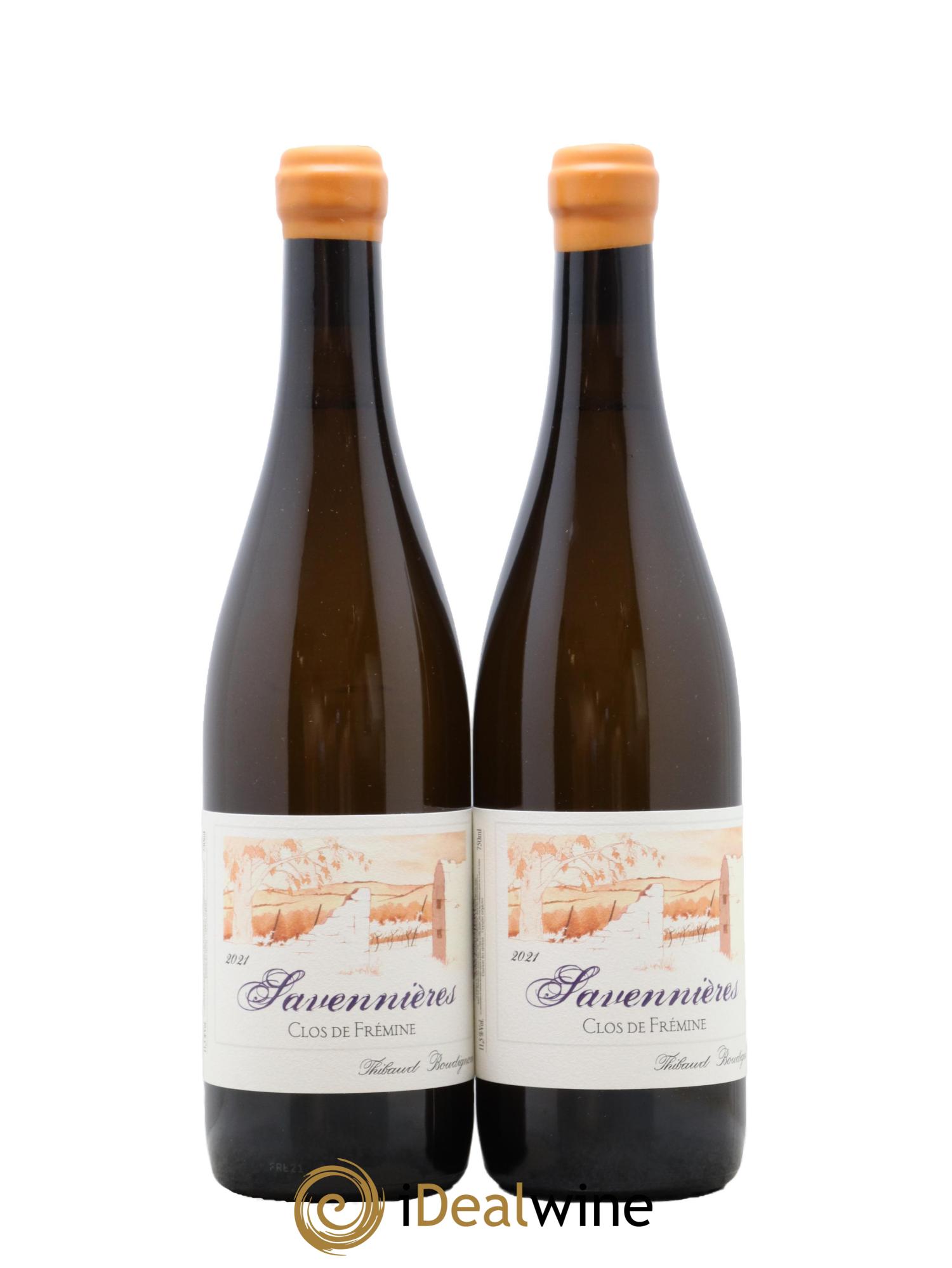 Savennières Clos de Frémine Thibaud Boudignon 2021 - Lot de 2 bouteilles - 0