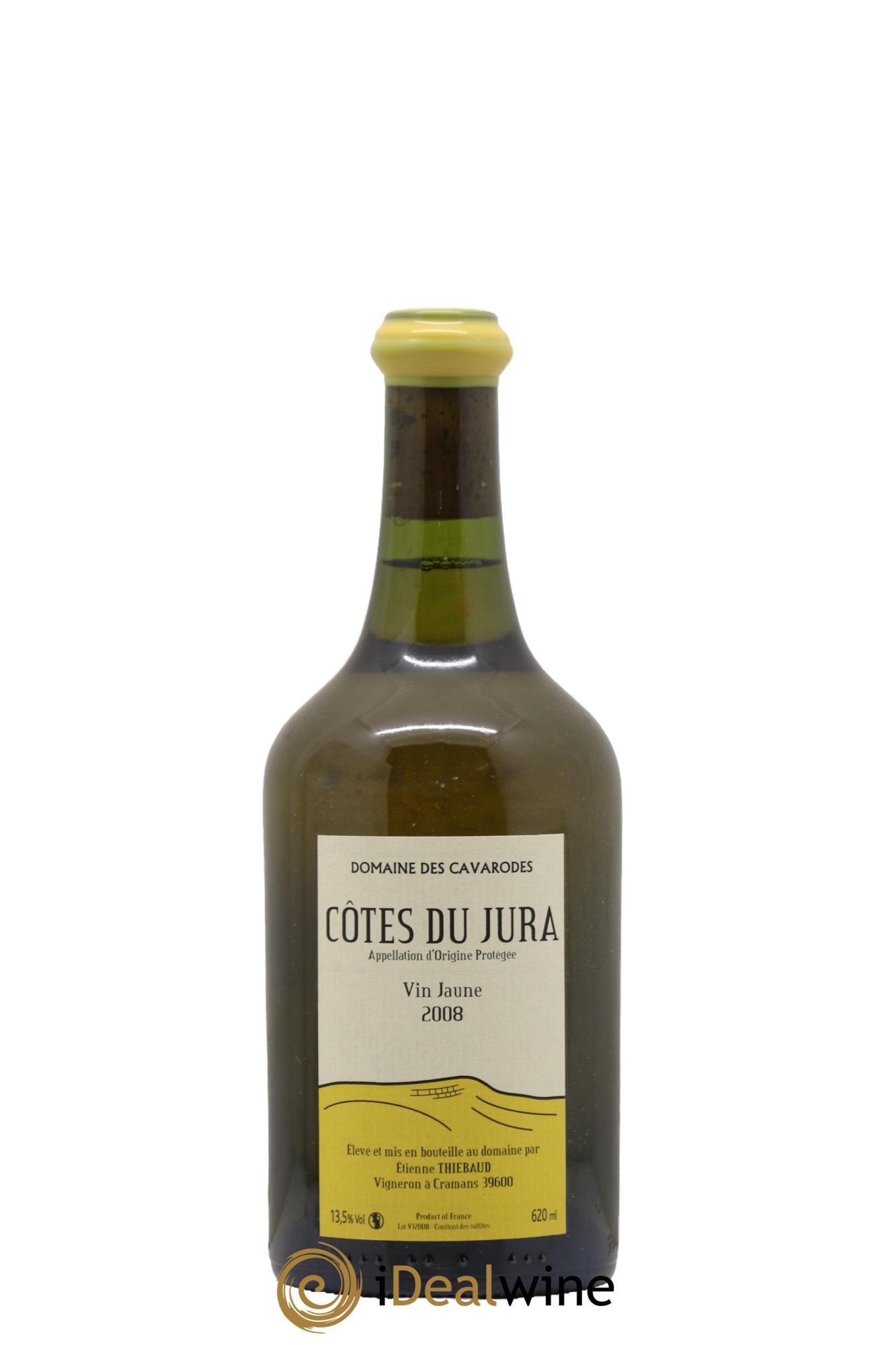 Côtes du Jura Vin Jaune Cavarodes (Domaine des) - Etienne Thiébaud  2008 - Lot de 1 clavelin - 0