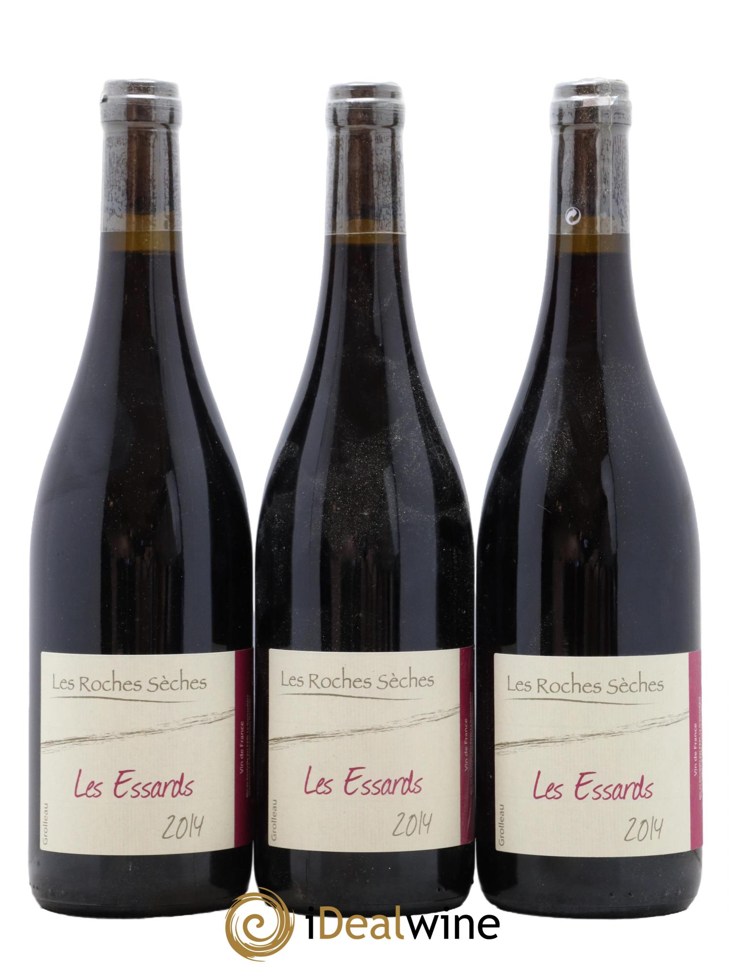 Vin de France Les Essards Les Roches Seches 2014 - Lot de 3 bouteilles - 0