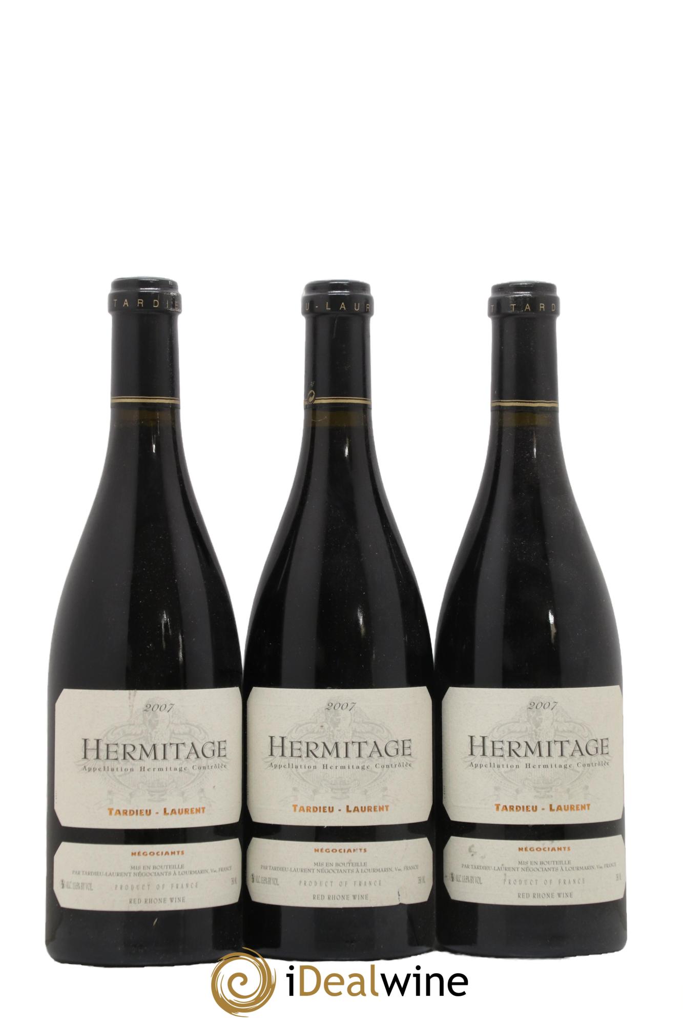 Hermitage Maison Tardieu-Laurent 2007 - Lot de 3 bouteilles - 0