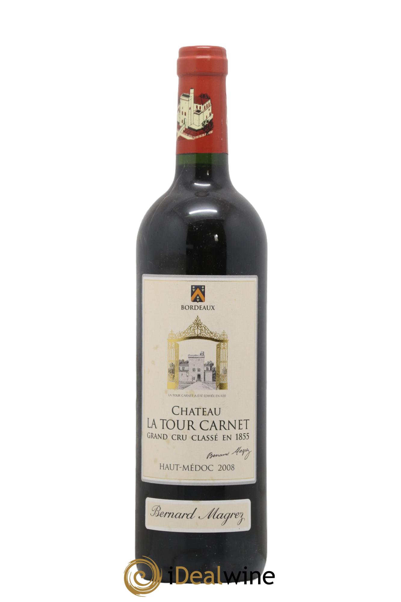 Château la Tour Carnet 4ème Grand Cru Classé 2008 - Lotto di 1 bottiglia - 0