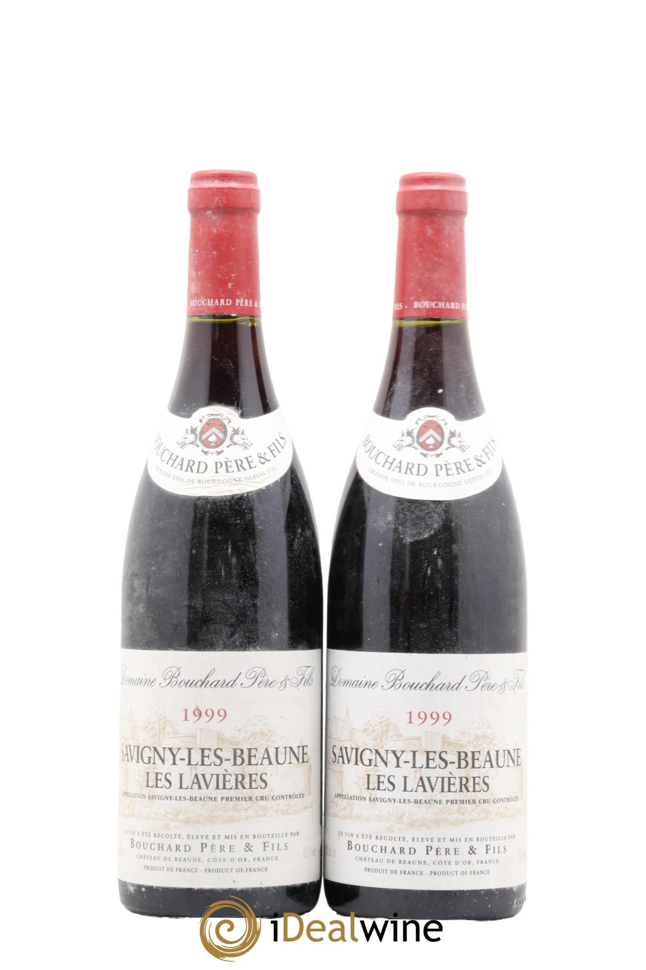 Savigny-lès-Beaune 1er Cru Les Lavières Bouchard Père & Fils 1999 - Posten von 2 Flaschen - 0