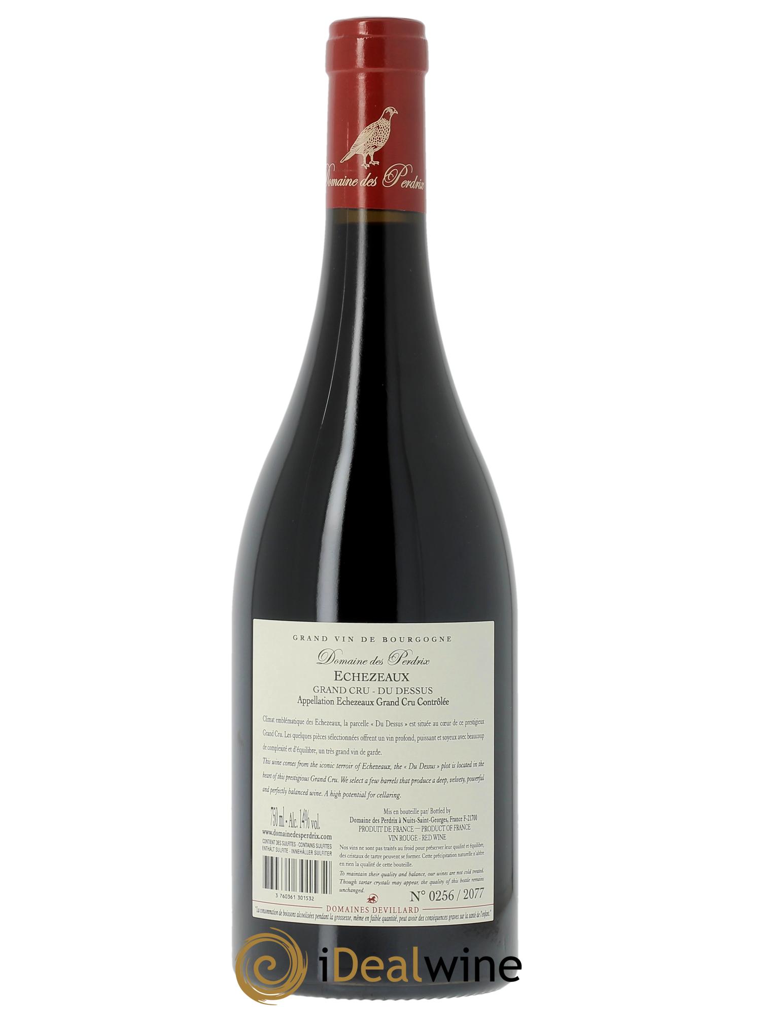 Echezeaux Grand Cru Du dessus Perdrix (Domaine des)   2022 - Lotto di 1 bottiglia - 1