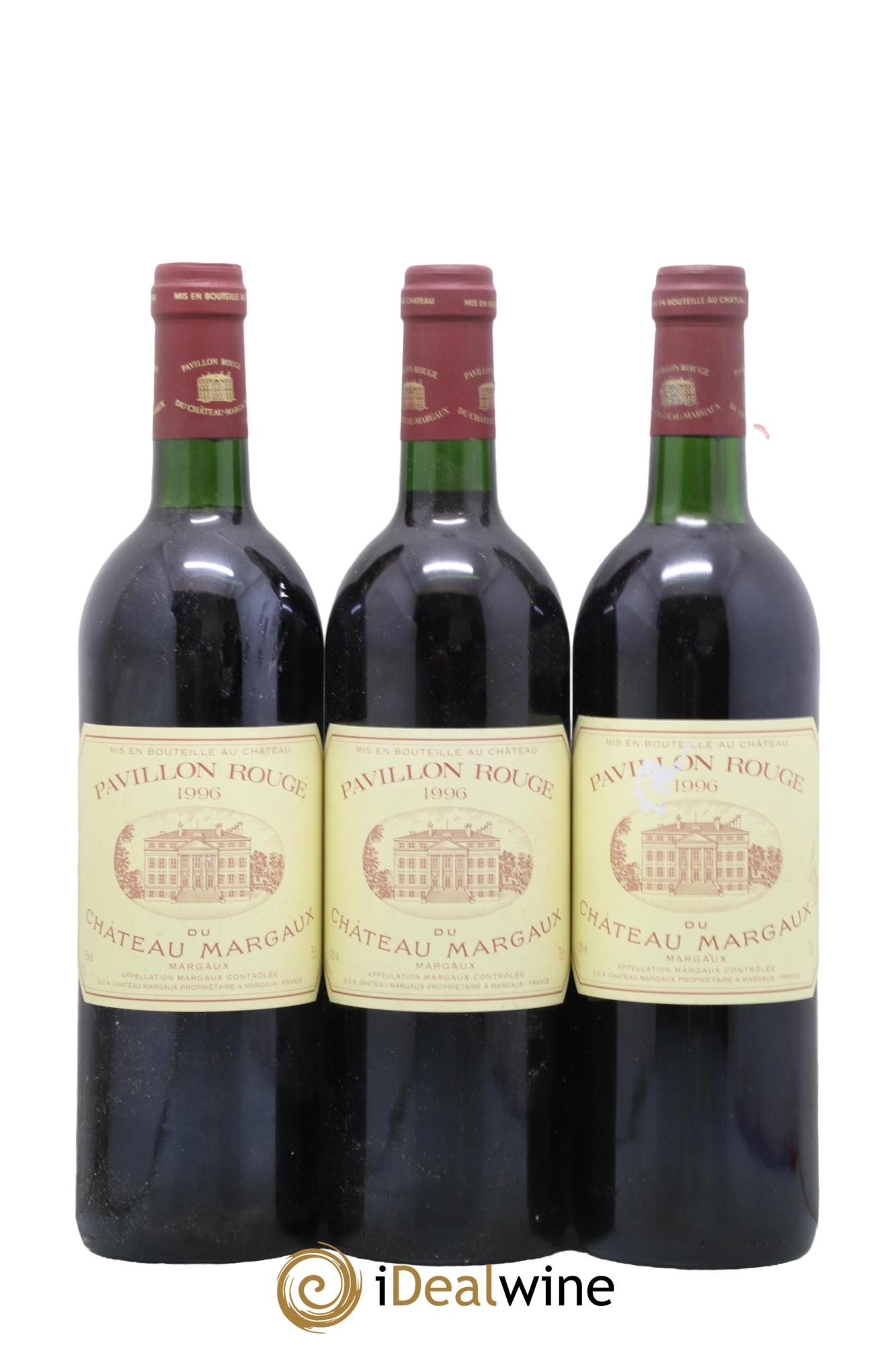 Pavillon Rouge du Château Margaux Second Vin 1995 - Lotto di 3 bottiglie - 0