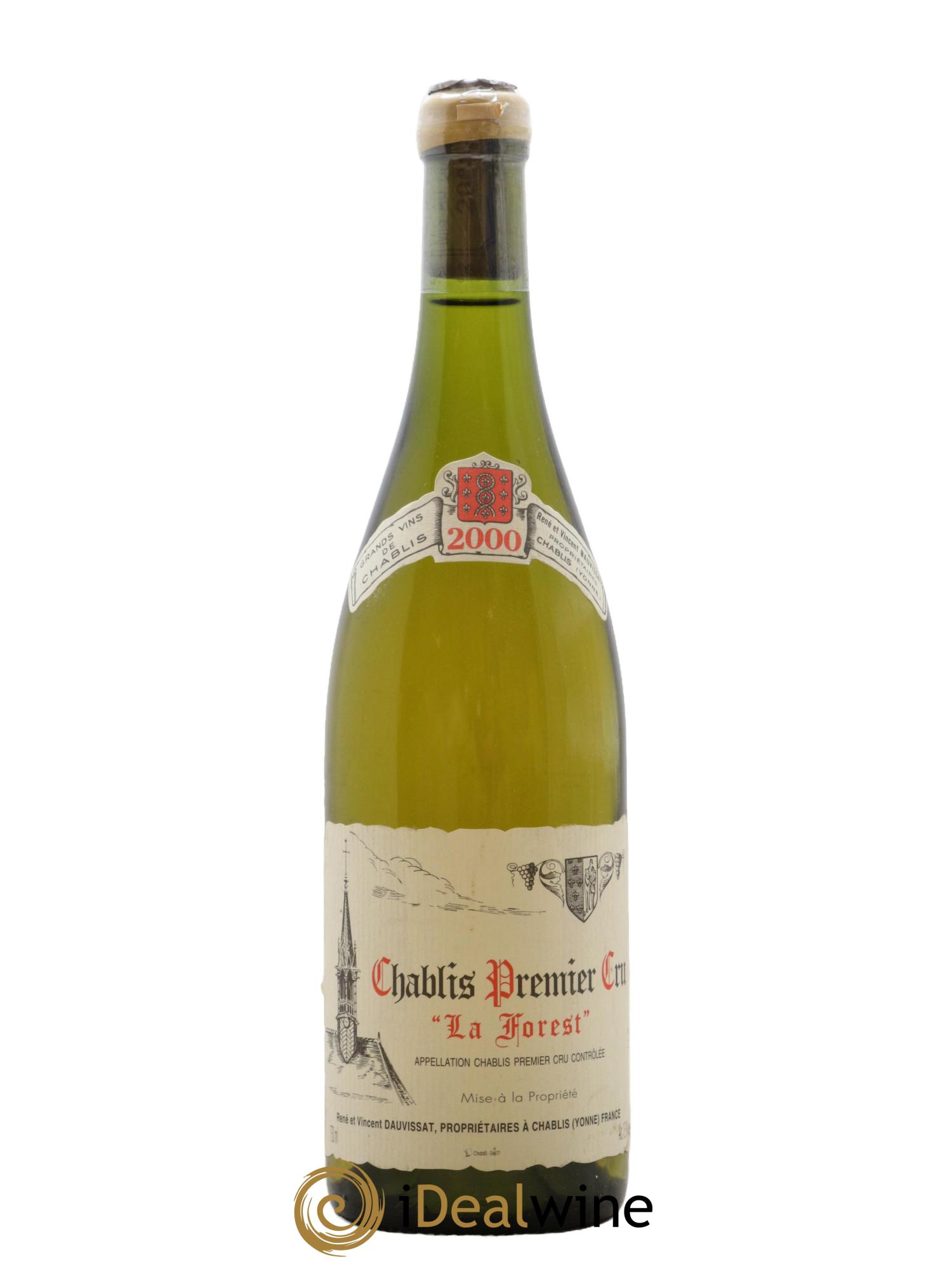 Chablis 1er Cru La Forest Vincent Dauvissat (Domaine) 2000 - Lotto di 1 bottiglia - 0