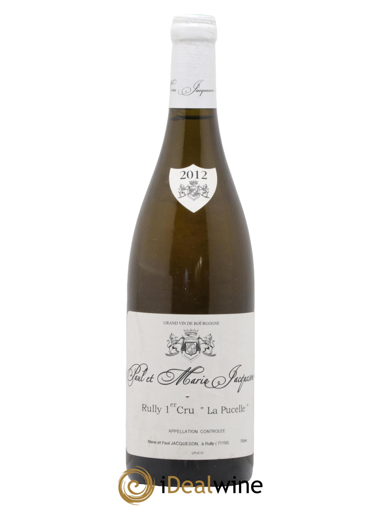 Rully 1er Cru La Pucelle Paul & Marie Jacqueson 2012 - Posten von 1 Flasche - 0