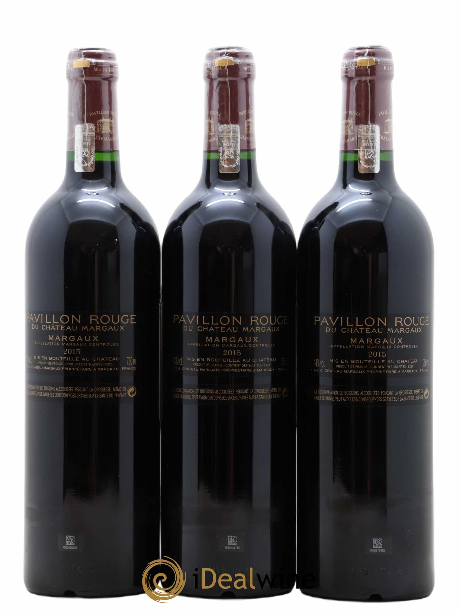 Pavillon Rouge du Château Margaux Second Vin 2015 - Lotto di 6 bottiglie - 2