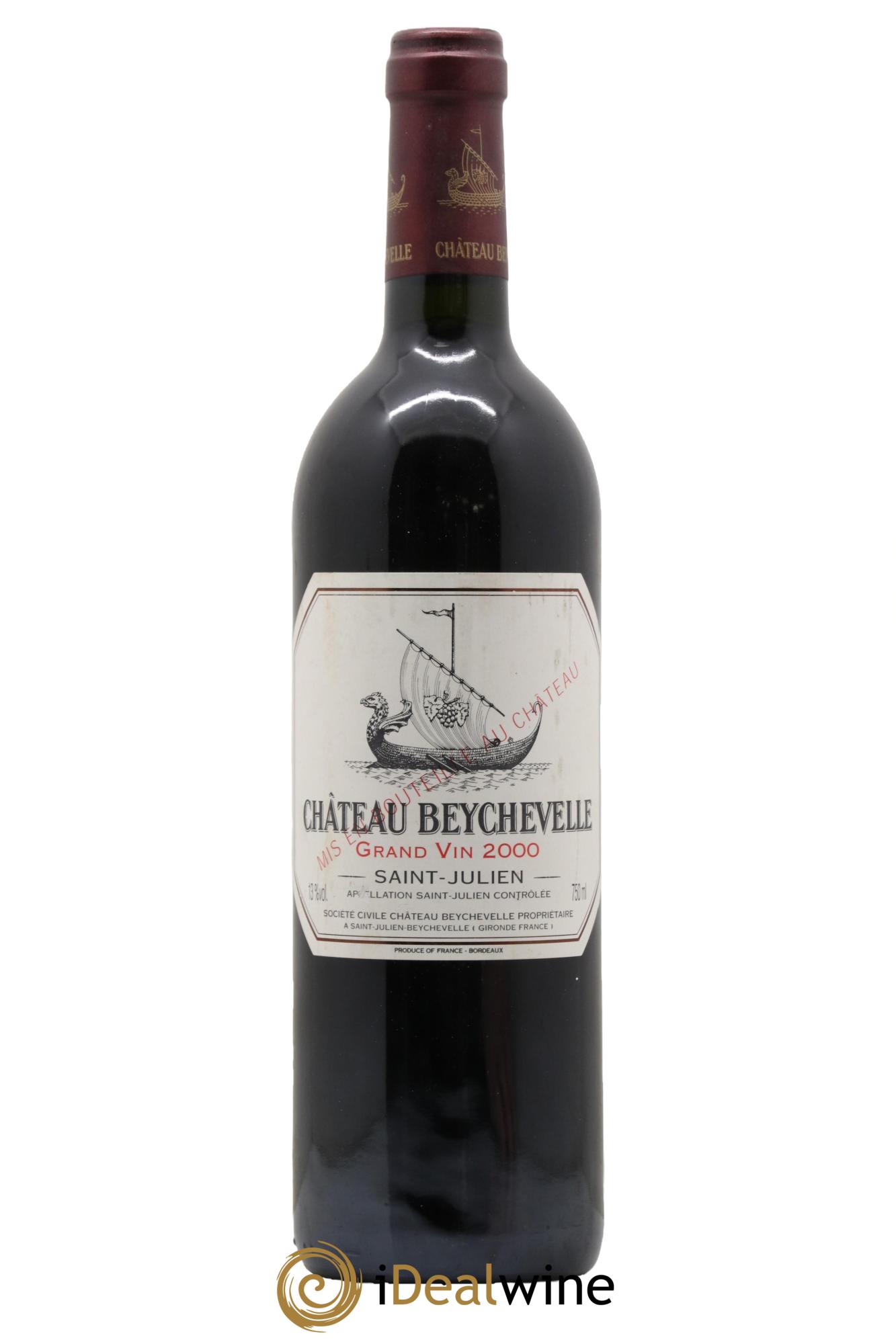 Château Beychevelle 4ème Grand Cru Classé 2000 - Lotto di 1 bottiglia - 0