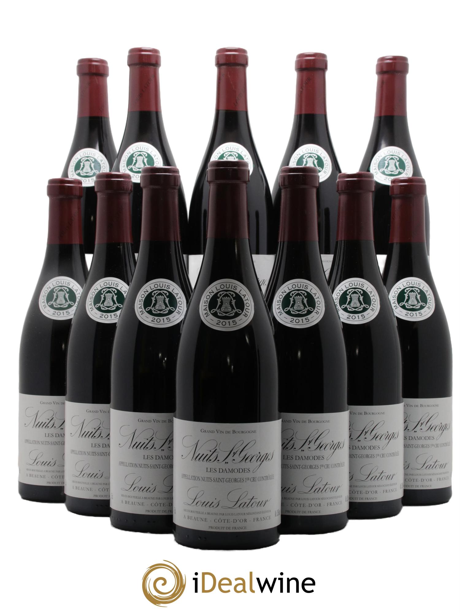 Nuits Saint-Georges 1er Cru Les Damodes Maison Louis Latour 2015 - Posten von 12 Flaschen - 0