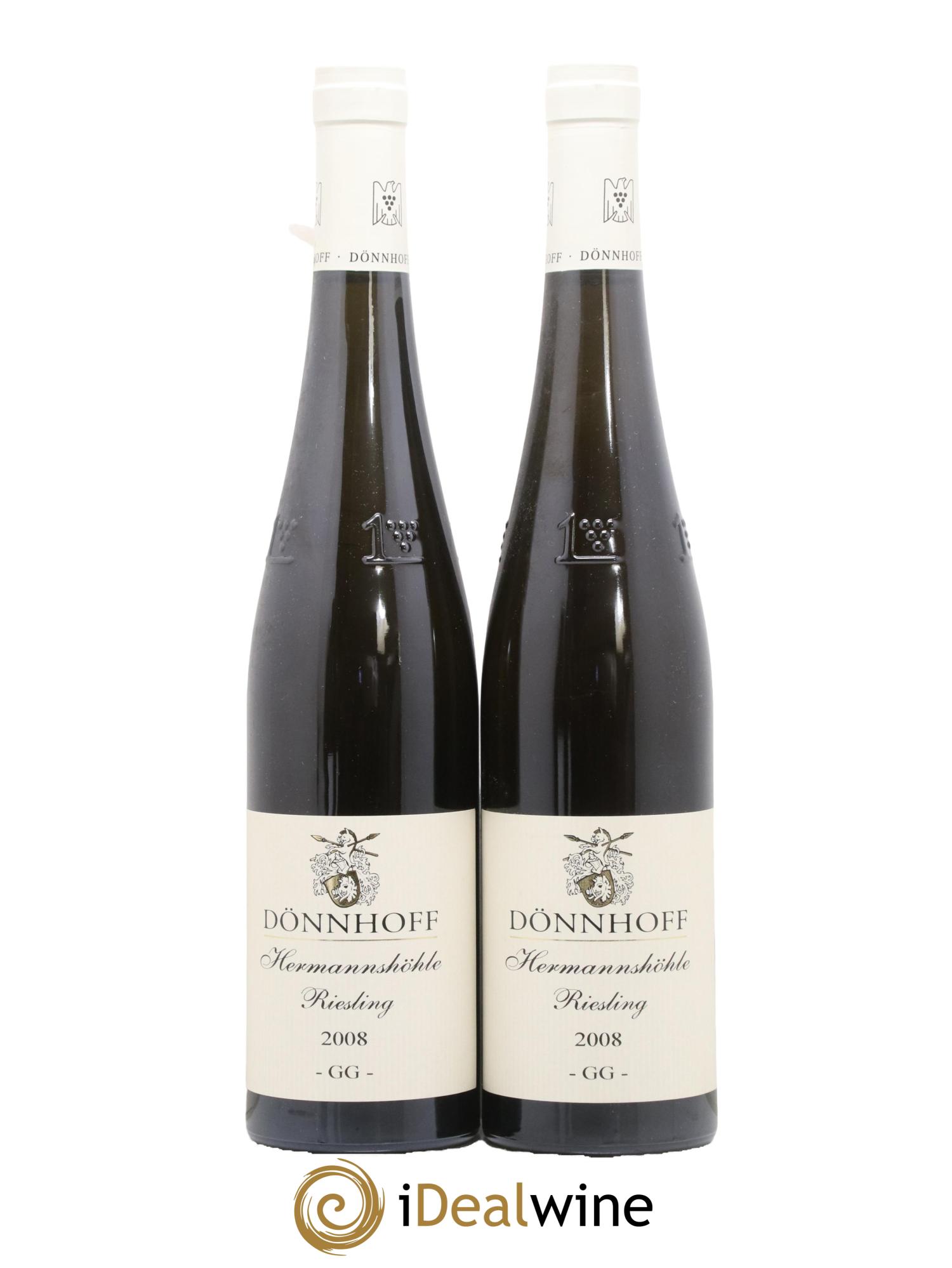 Riesling GG Niederhauser Hermannshohle Trocken Donnhoff 2008 - Lot de 2 bouteilles - 0