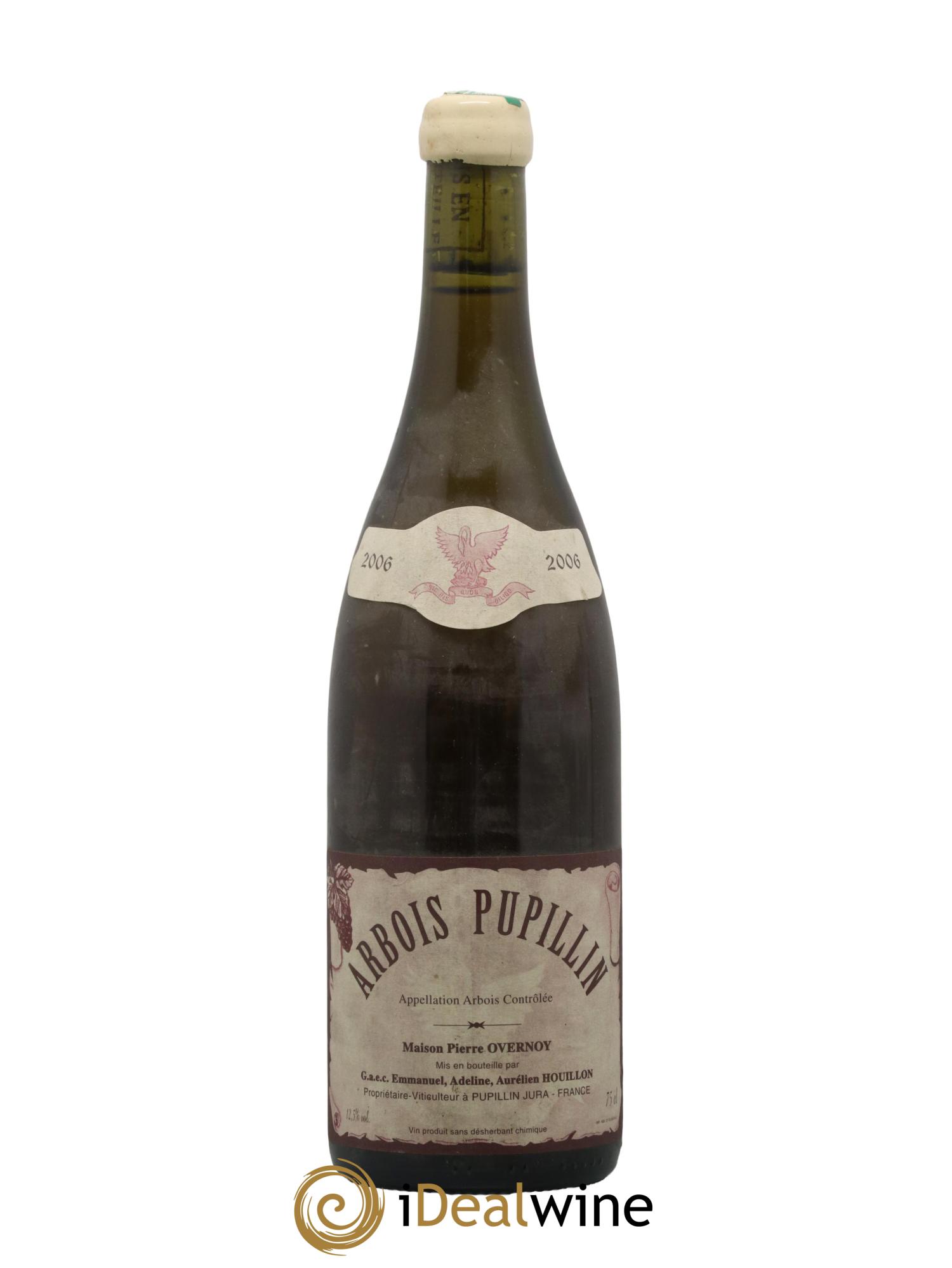 Arbois Pupillin Chardonnay (cire blanche) Overnoy-Houillon (Domaine)  2006 - Lot de 1 bouteille - 0