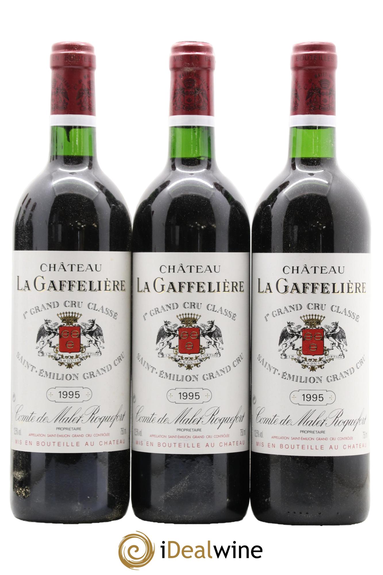 Château la Gaffelière 1er Grand Cru Classé B 1995 - Posten von 12 Flaschen - 3